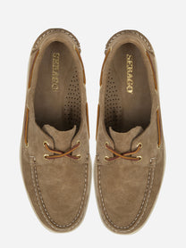 Mocassino da barca Dockside Portland in suede beige