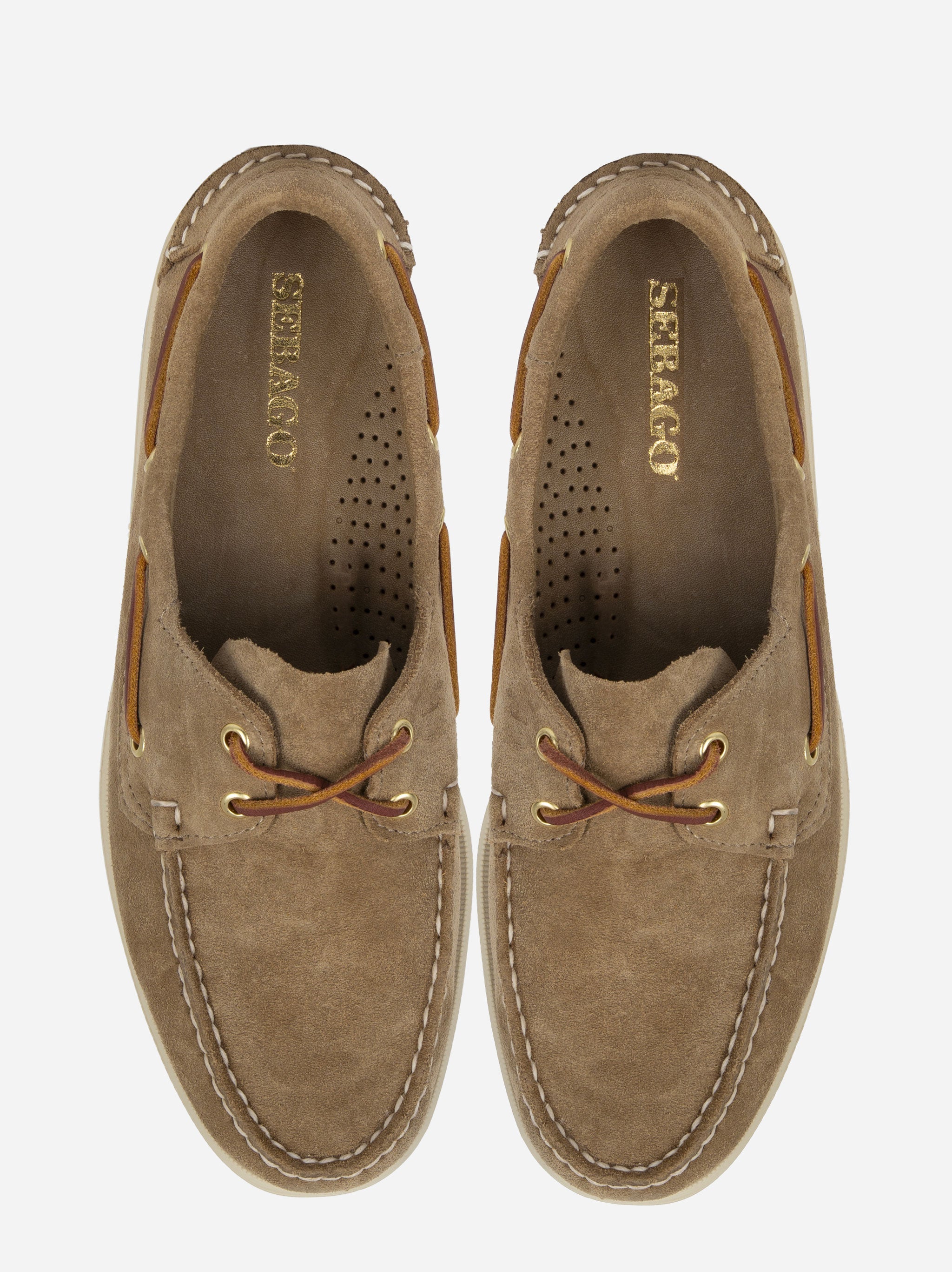 Mocassino da barca Dockside Portland in suede beige