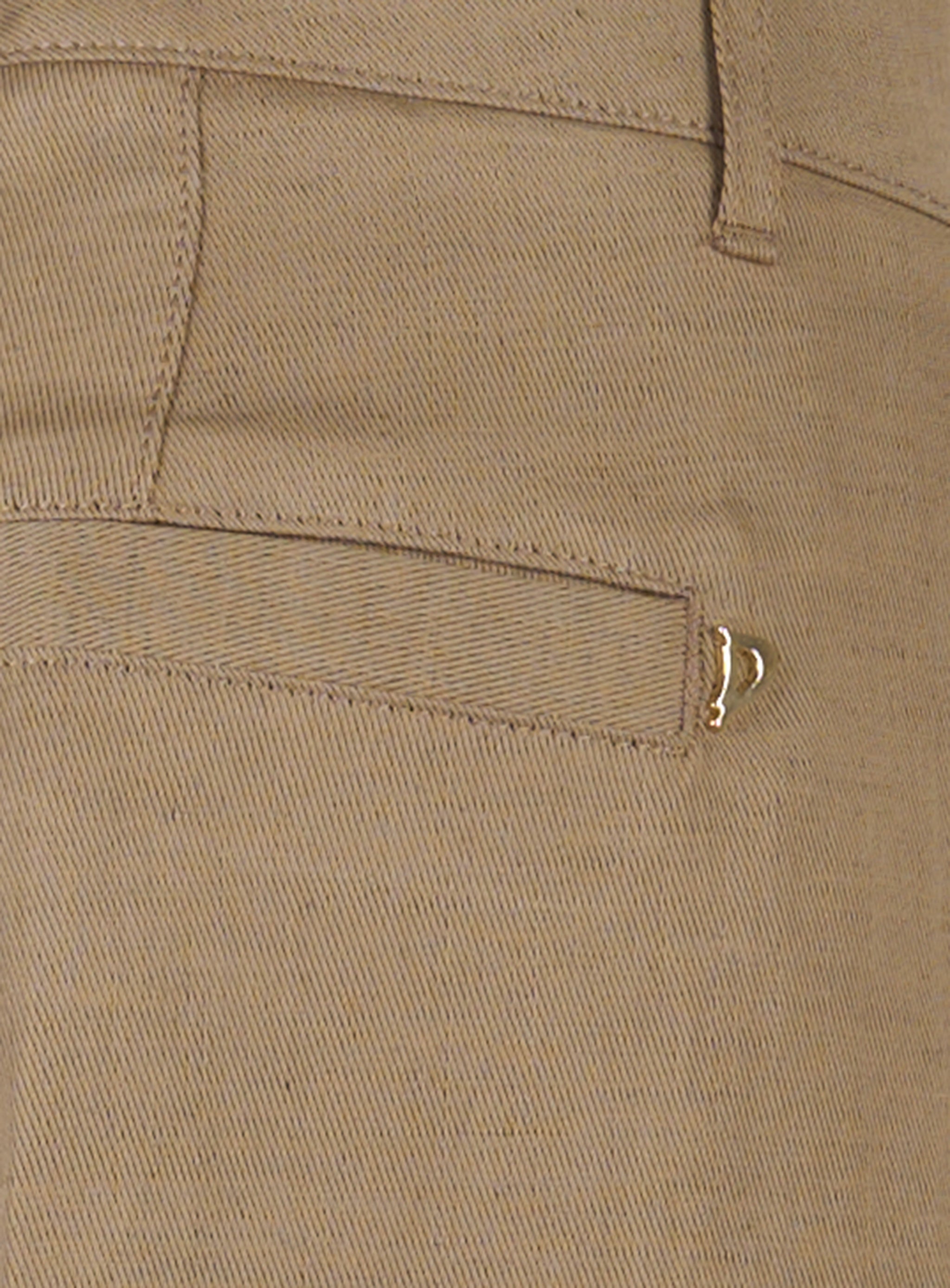 Pantalone Idra in viscosa e lino Beige