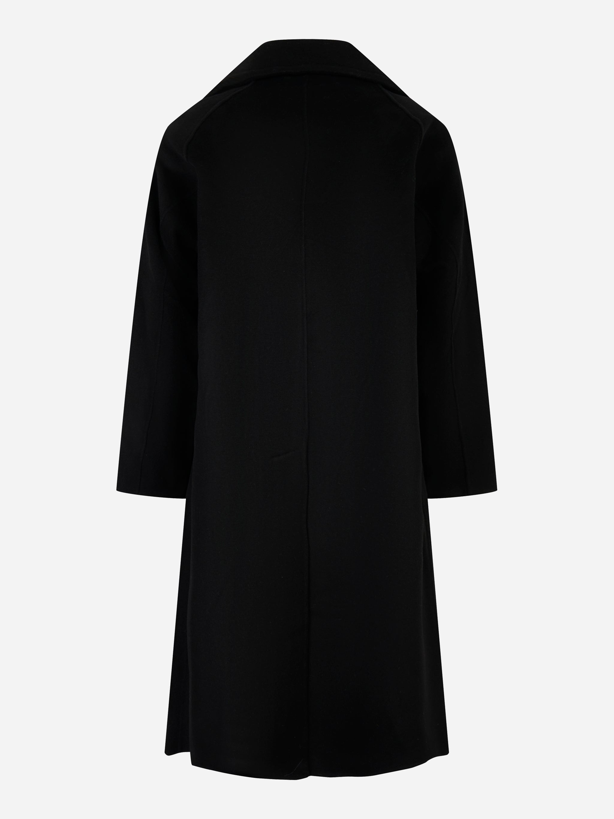 Cappotto doppiopetto oversize Nero