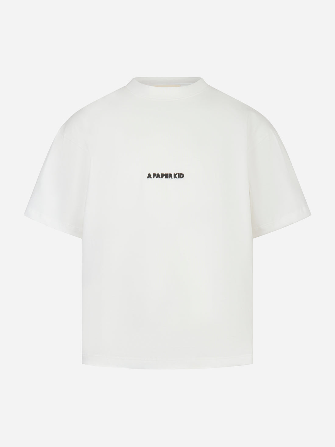 T-shirt oversize con stampa logo Bianca