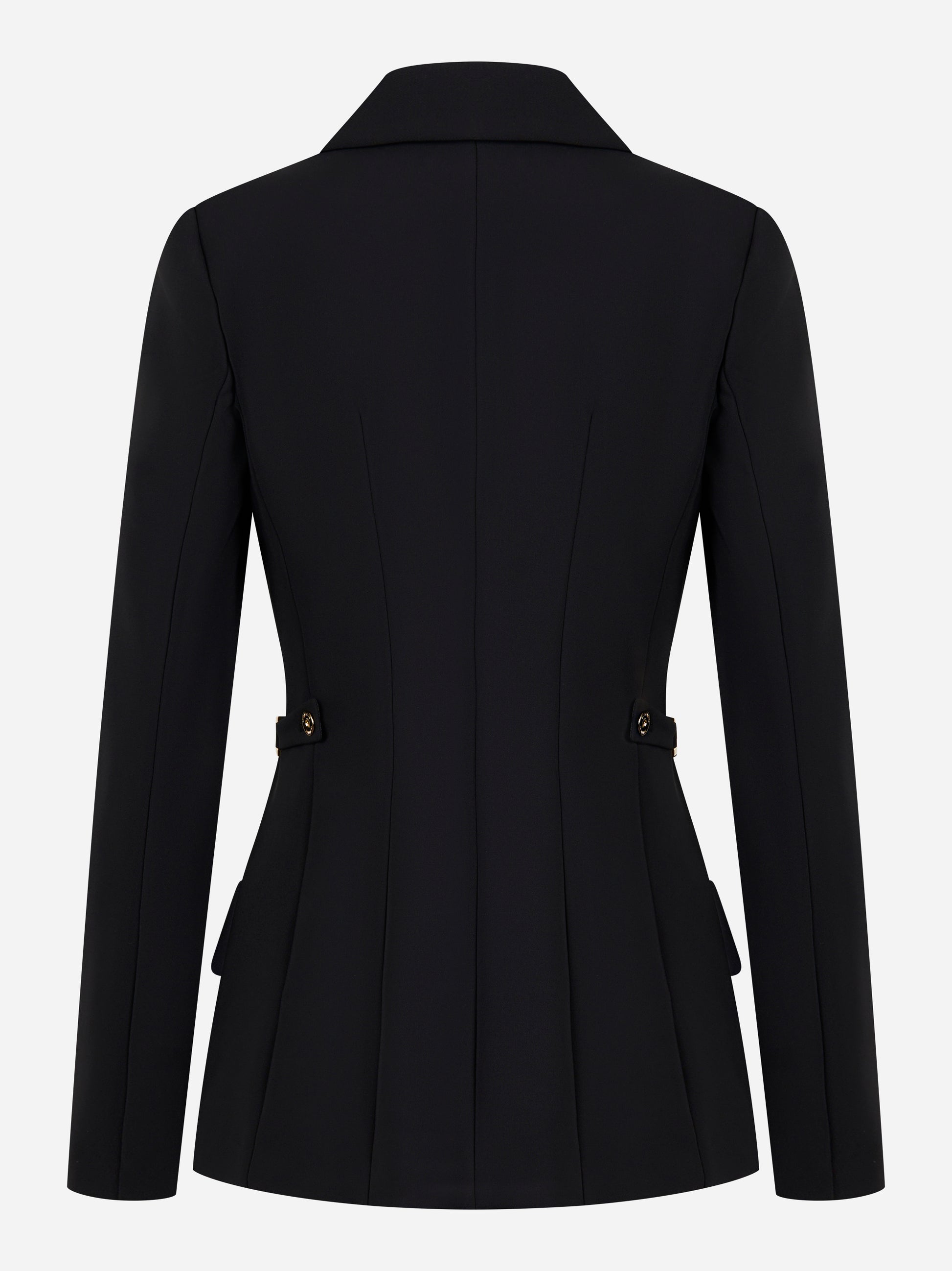 Elisabetta Franchi Giacca in crepe leggero con dettagli gioiello GI17556E2110