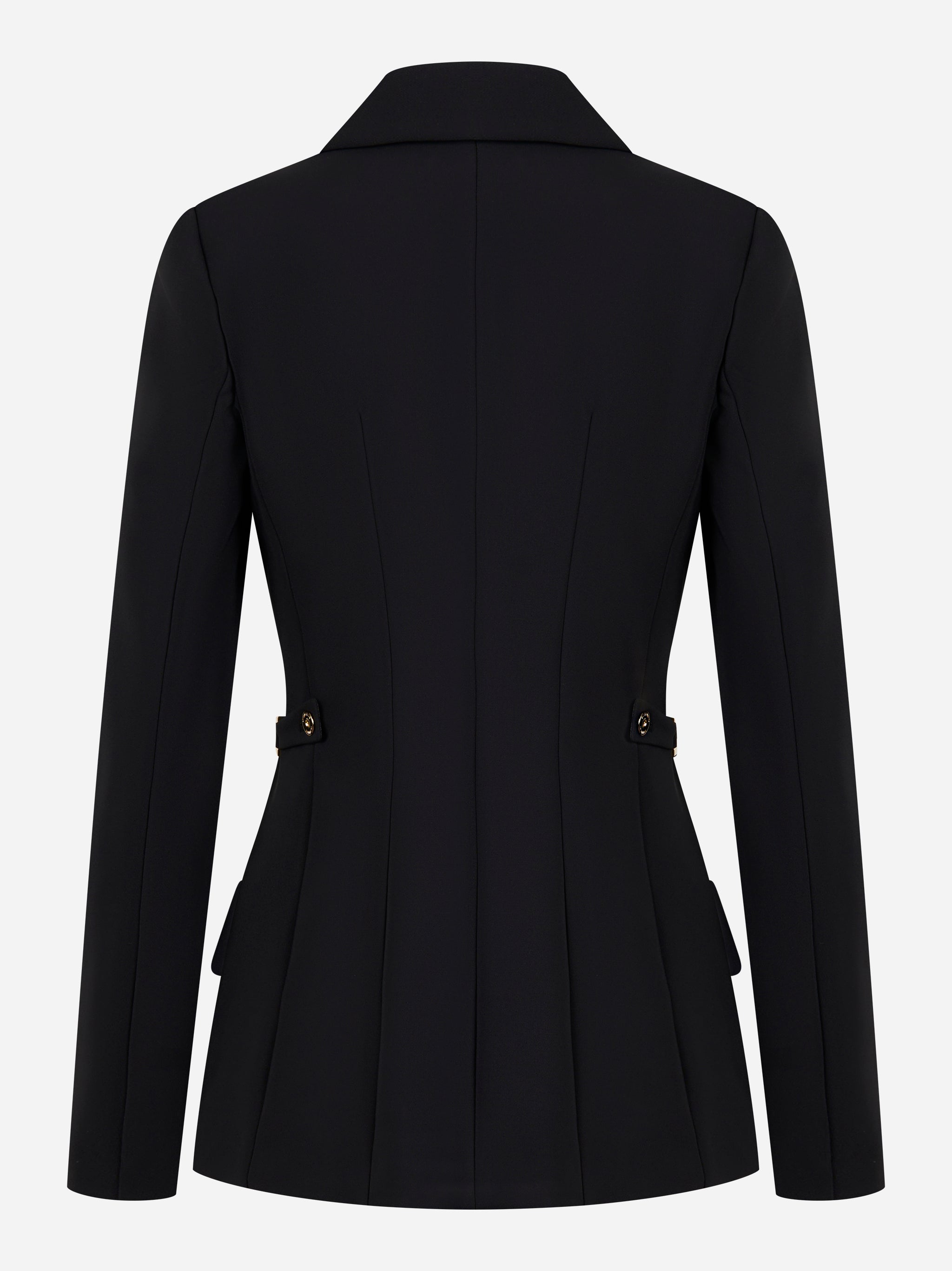 Elisabetta Franchi Giacca in crepe leggero con dettagli gioiello GI17556E2110