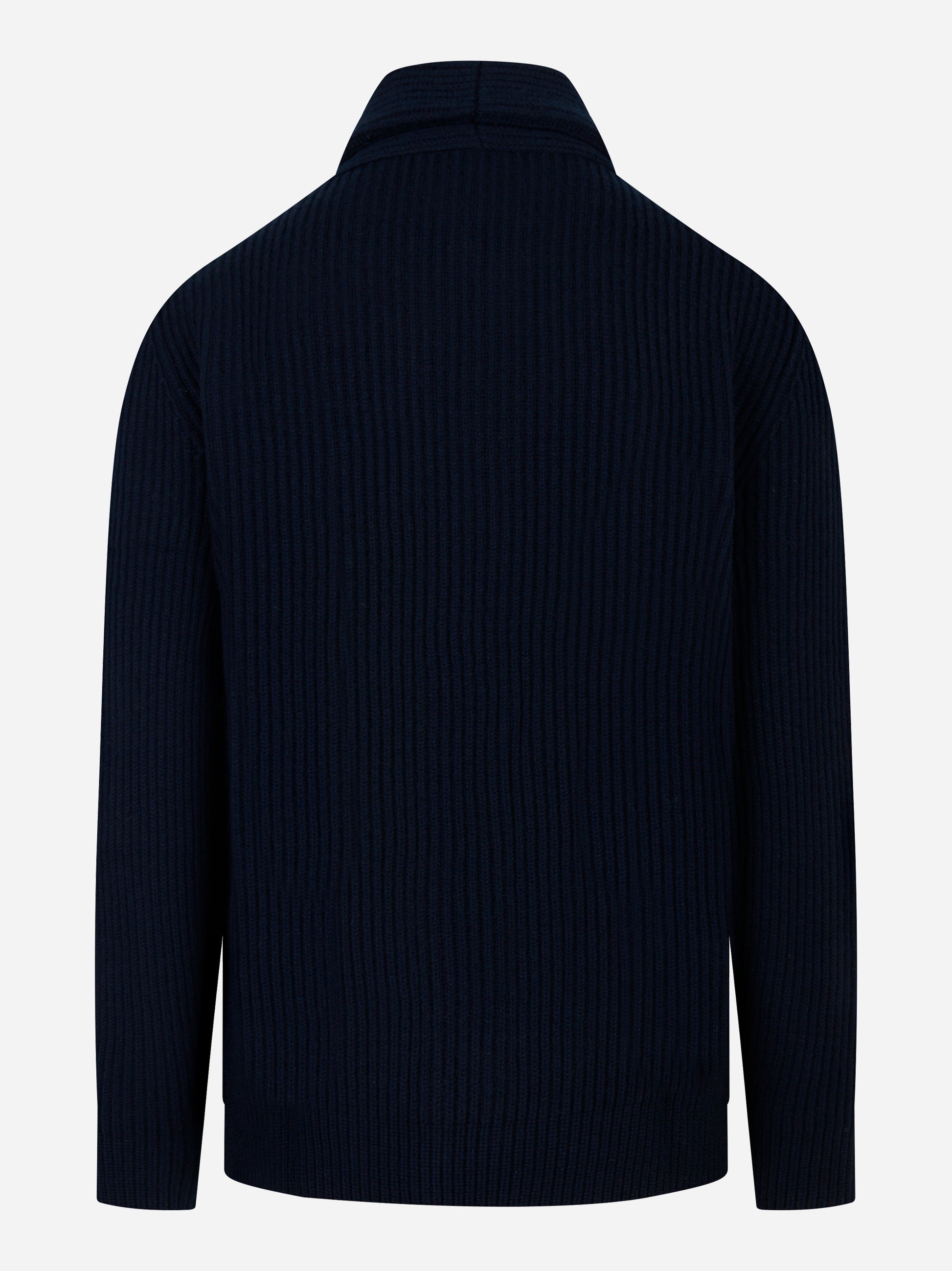 Cardigan Glasgow in lana Blu