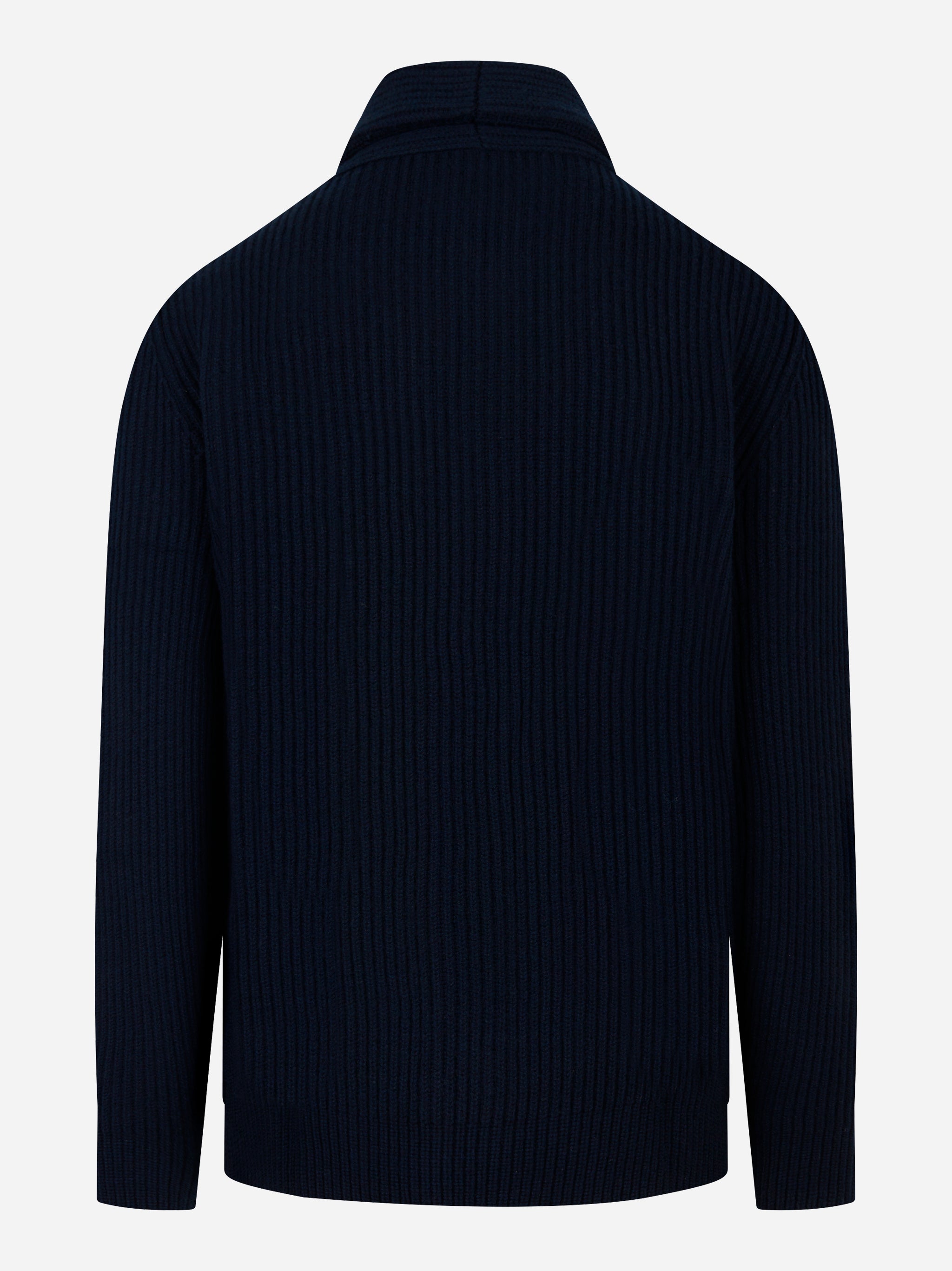 Cardigan Glasgow in lana Blu