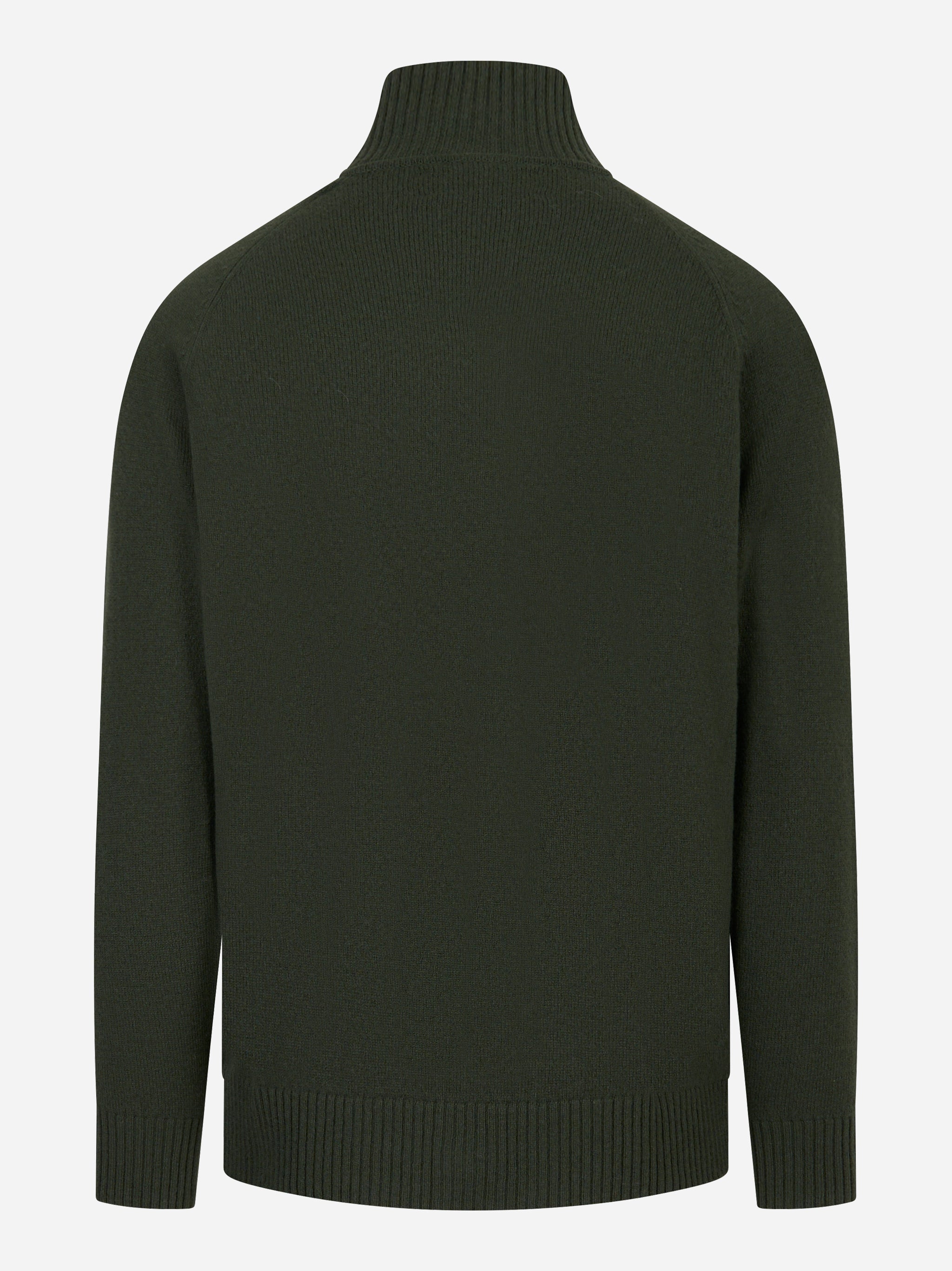 Cardigan Galway in lambswool Verde