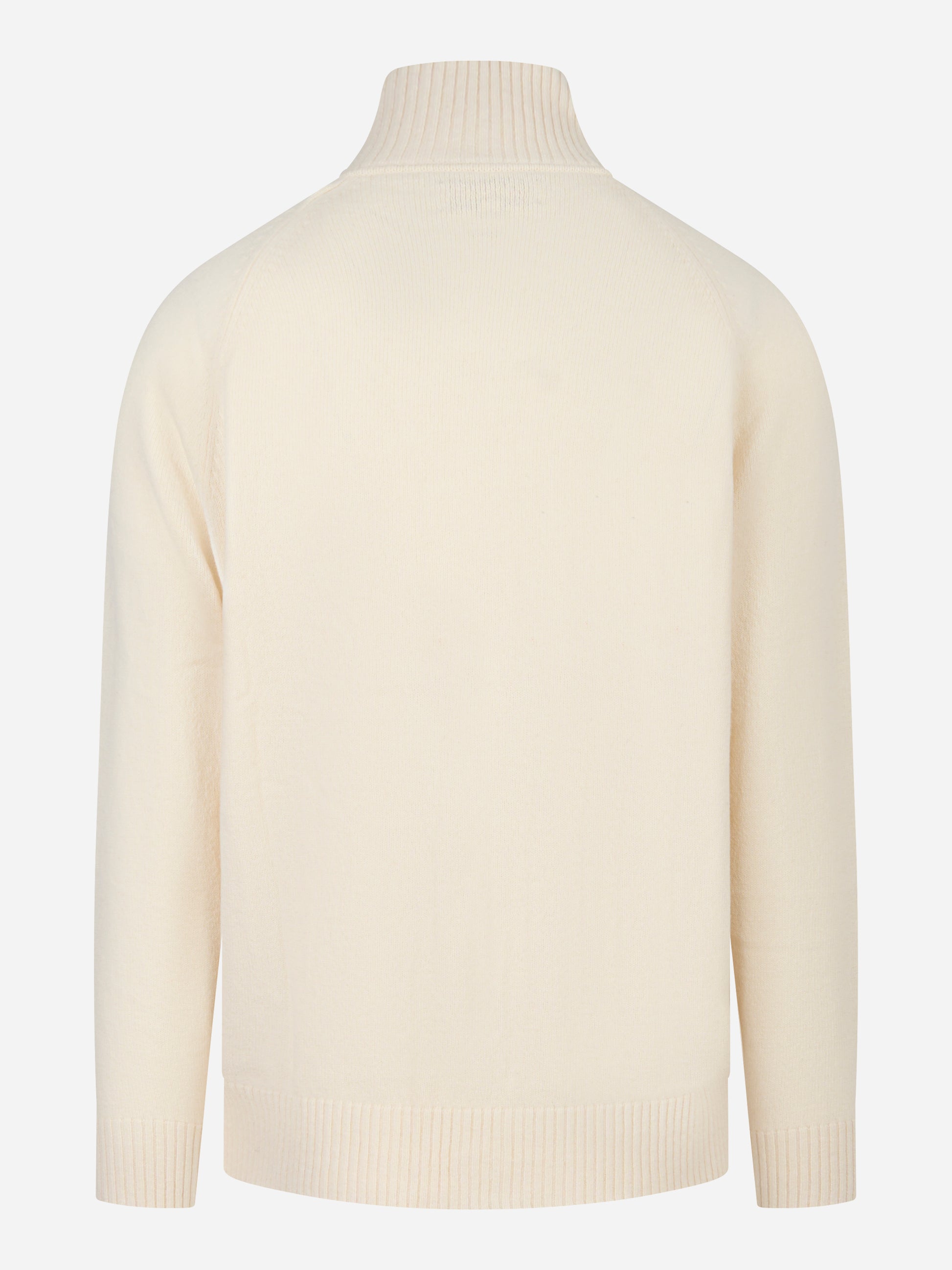 Cardigan Galway in lambswool Bianco