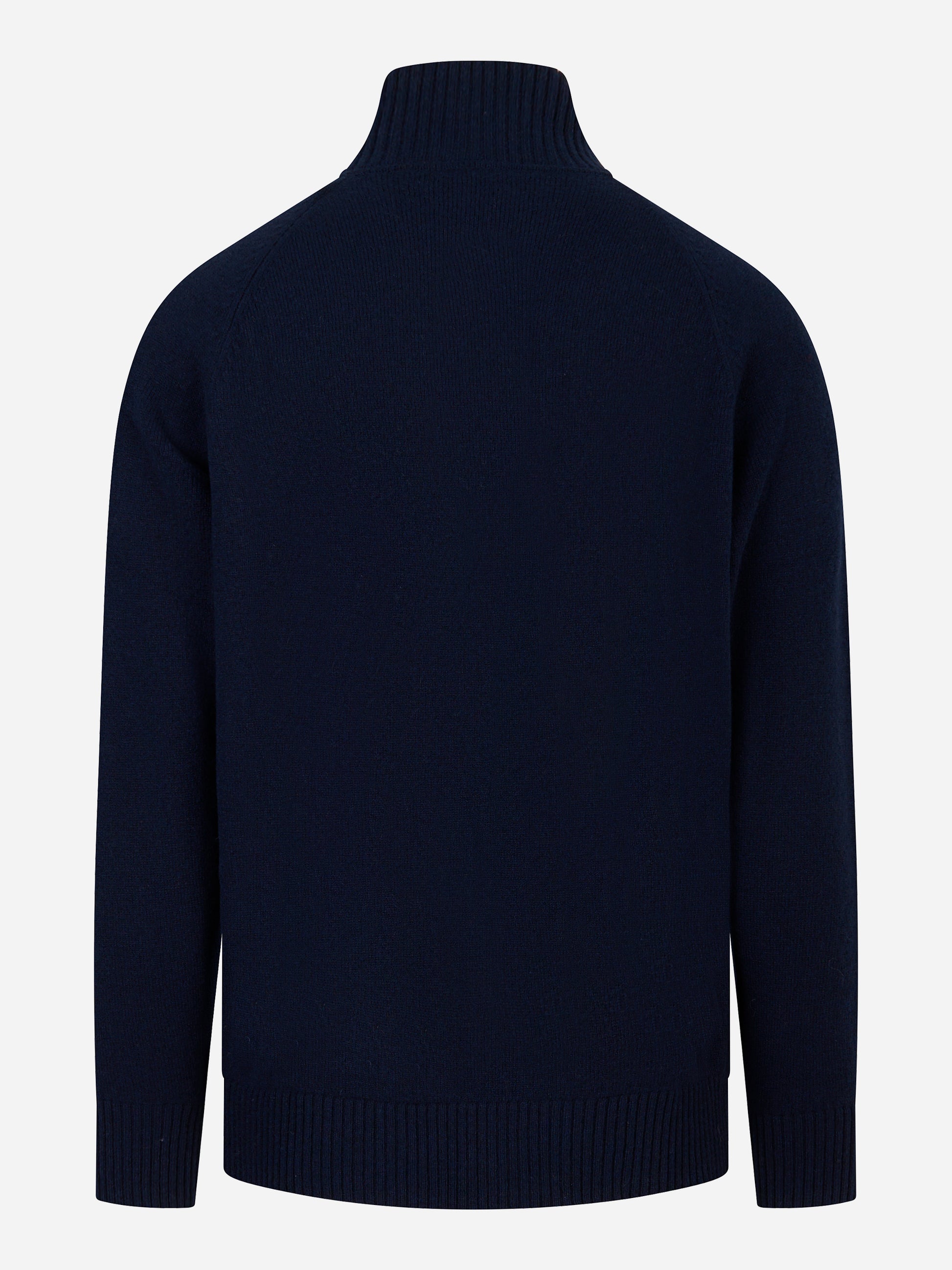 Cardigan Galway in lambswool Blu