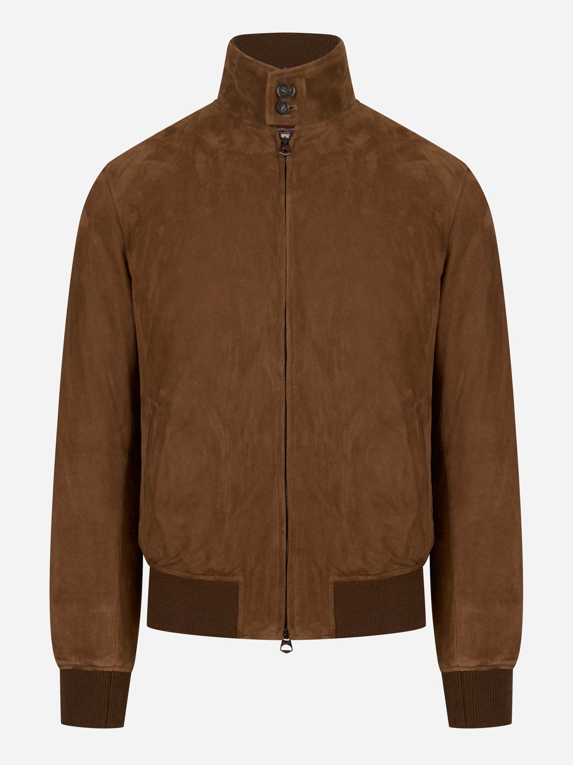 Bomber nuvola in suede con interno in piuma Beige