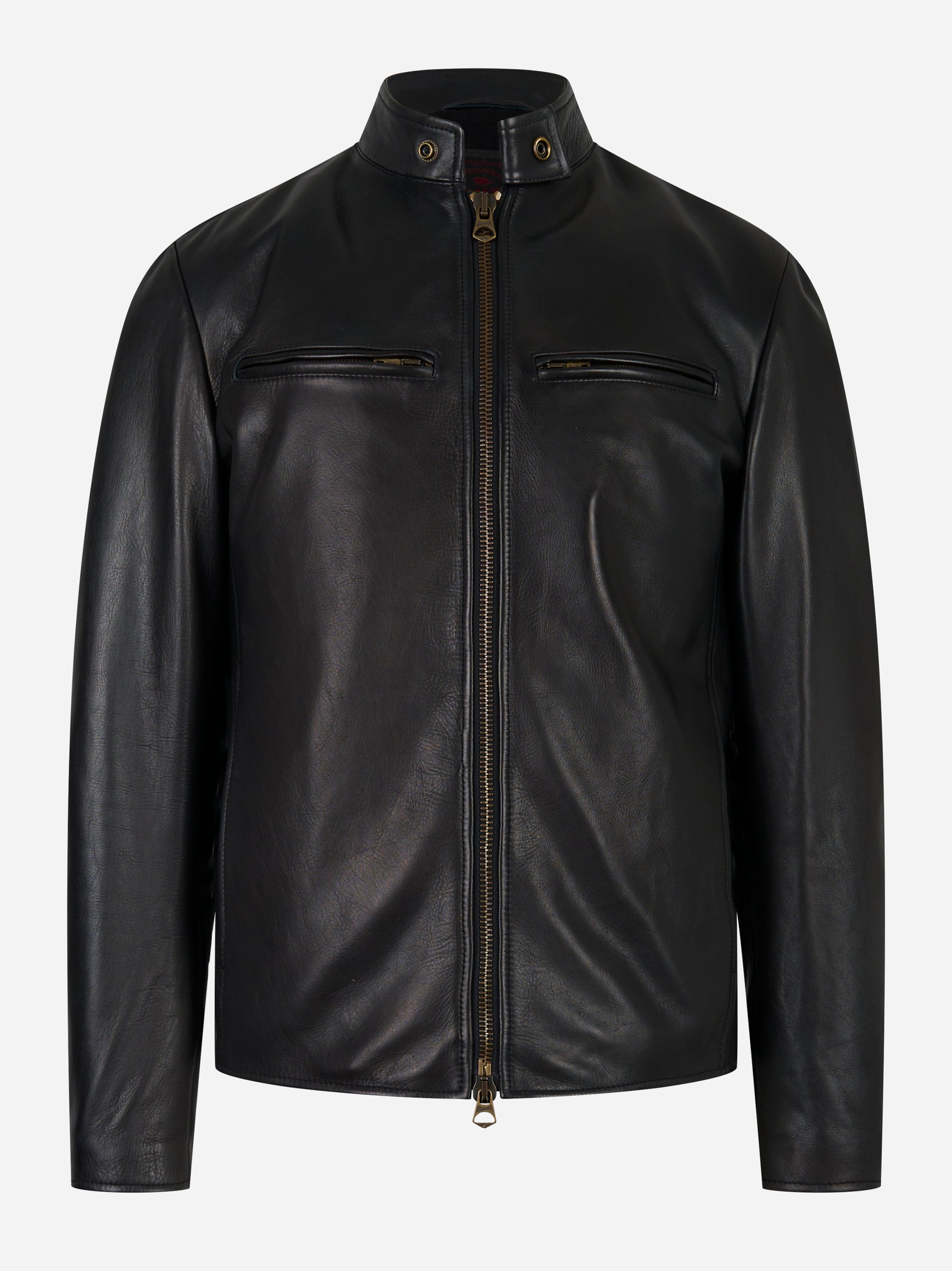 Biker Jonny in vitello Nero