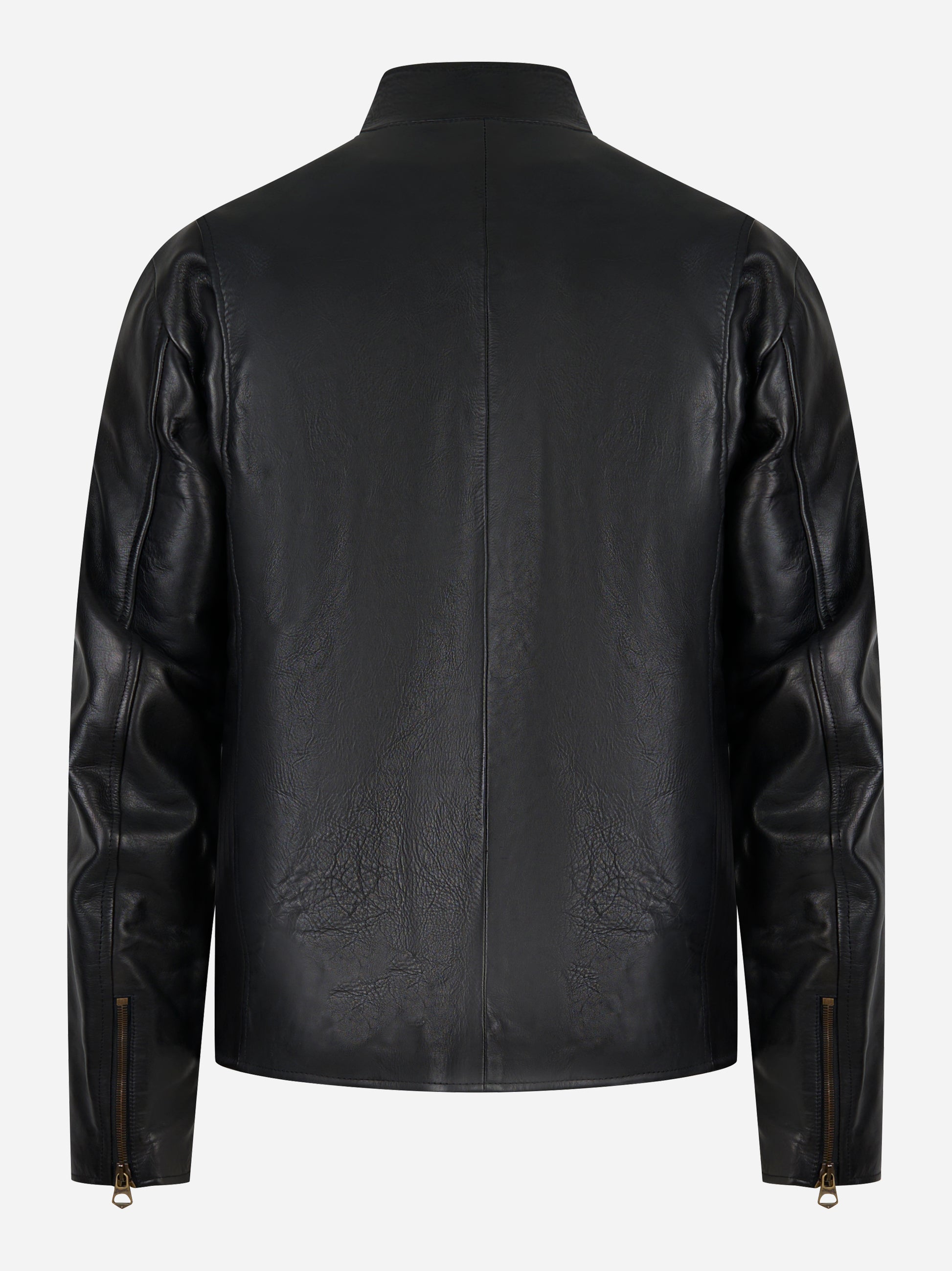 Biker Jonny in vitello Nero