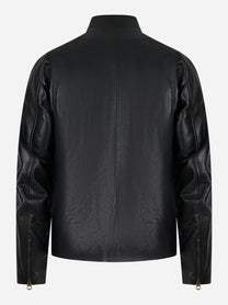 Biker Jonny in vitello Nero