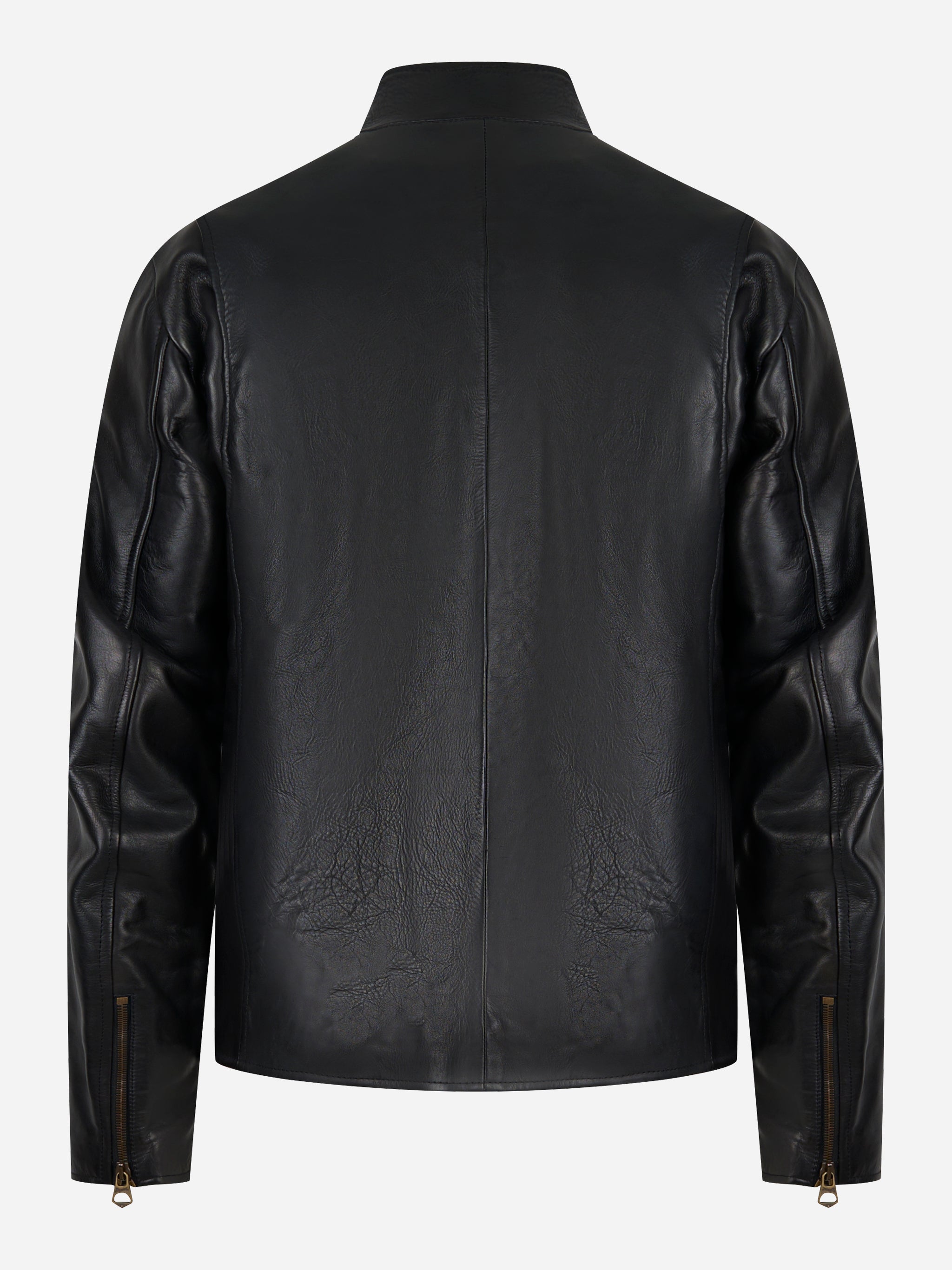Biker Jonny in vitello Nero