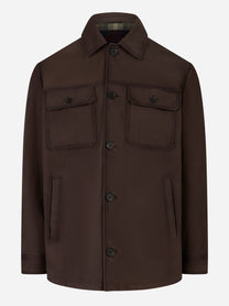 Giacca Nicholas in nabuk Marrone