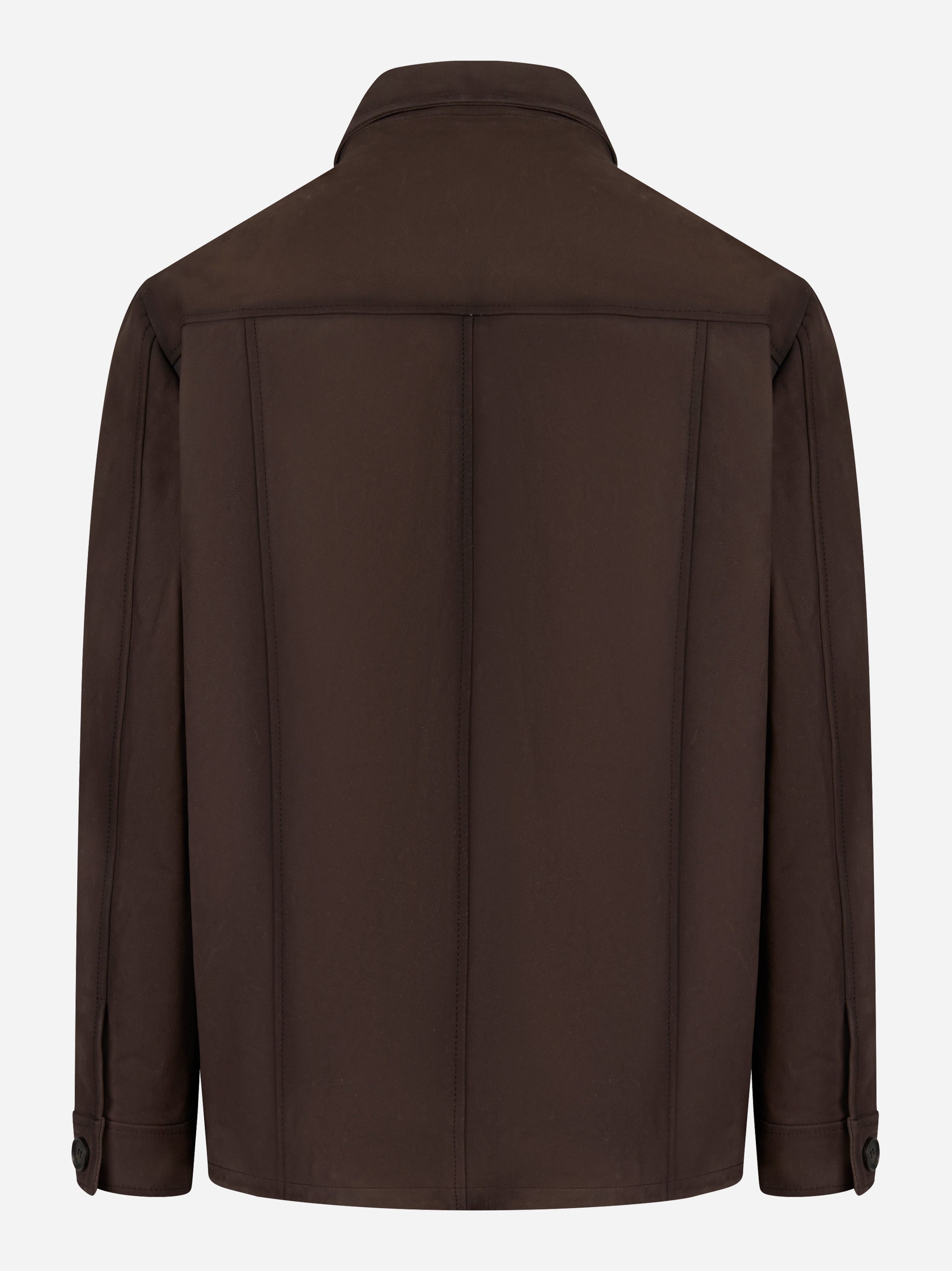 Giacca Nicholas in nabuk Marrone