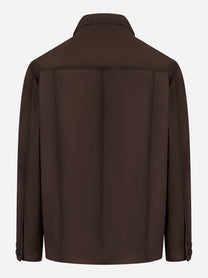 Giacca Nicholas in nabuk Marrone