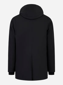 Cappotto Hachiko in nylon con interno in primeloft Nero