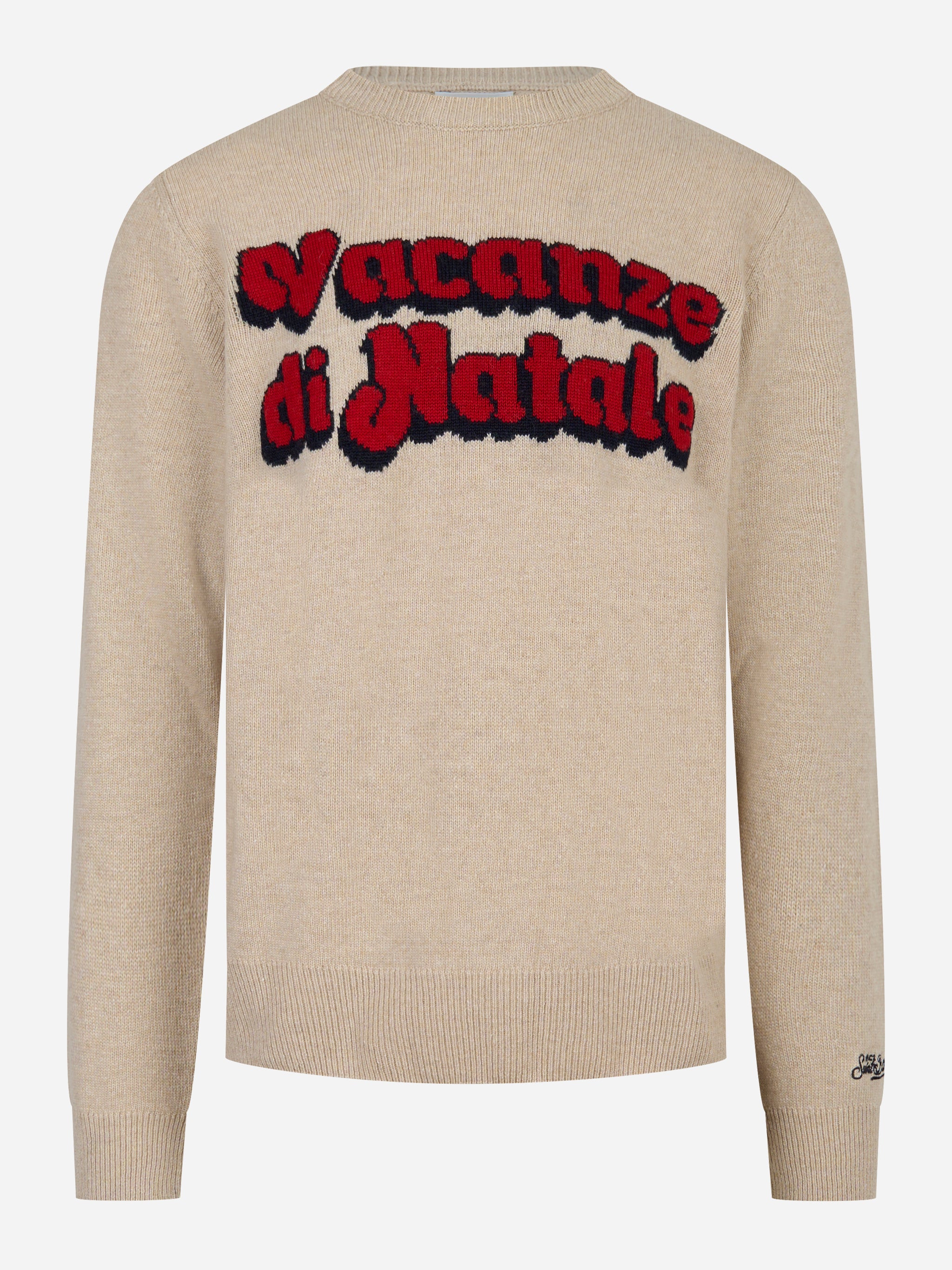 Maglia Heron Vacanze Di Natale Beige