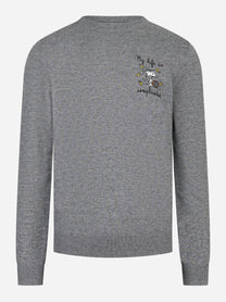 Maglia Heron My Life Is Complicated Grigia