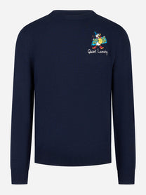 Maglia Heron Quiet Luxury Blu