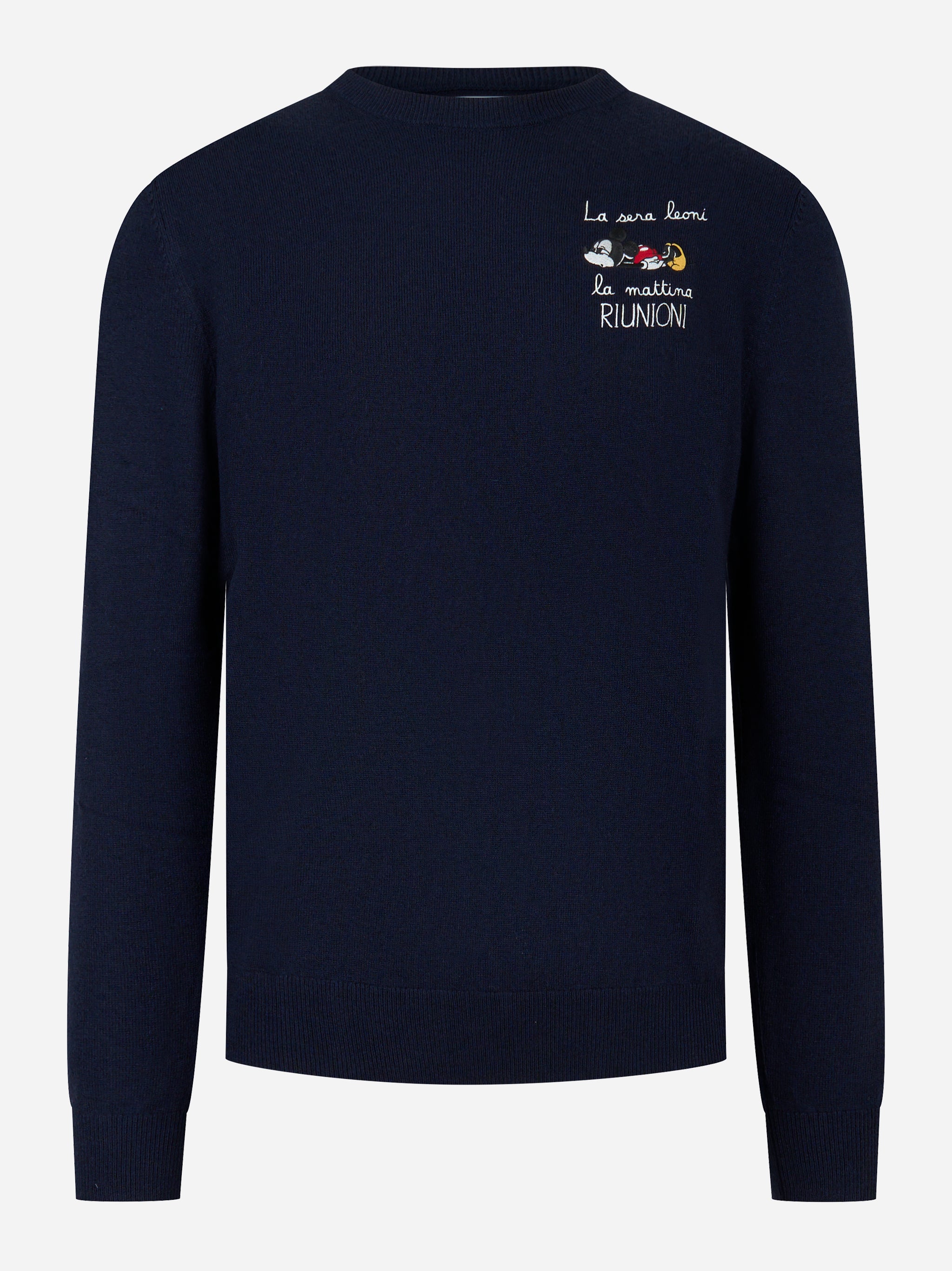 Maglia Heron La Sera Leoni La Mattina Riunioni Blu