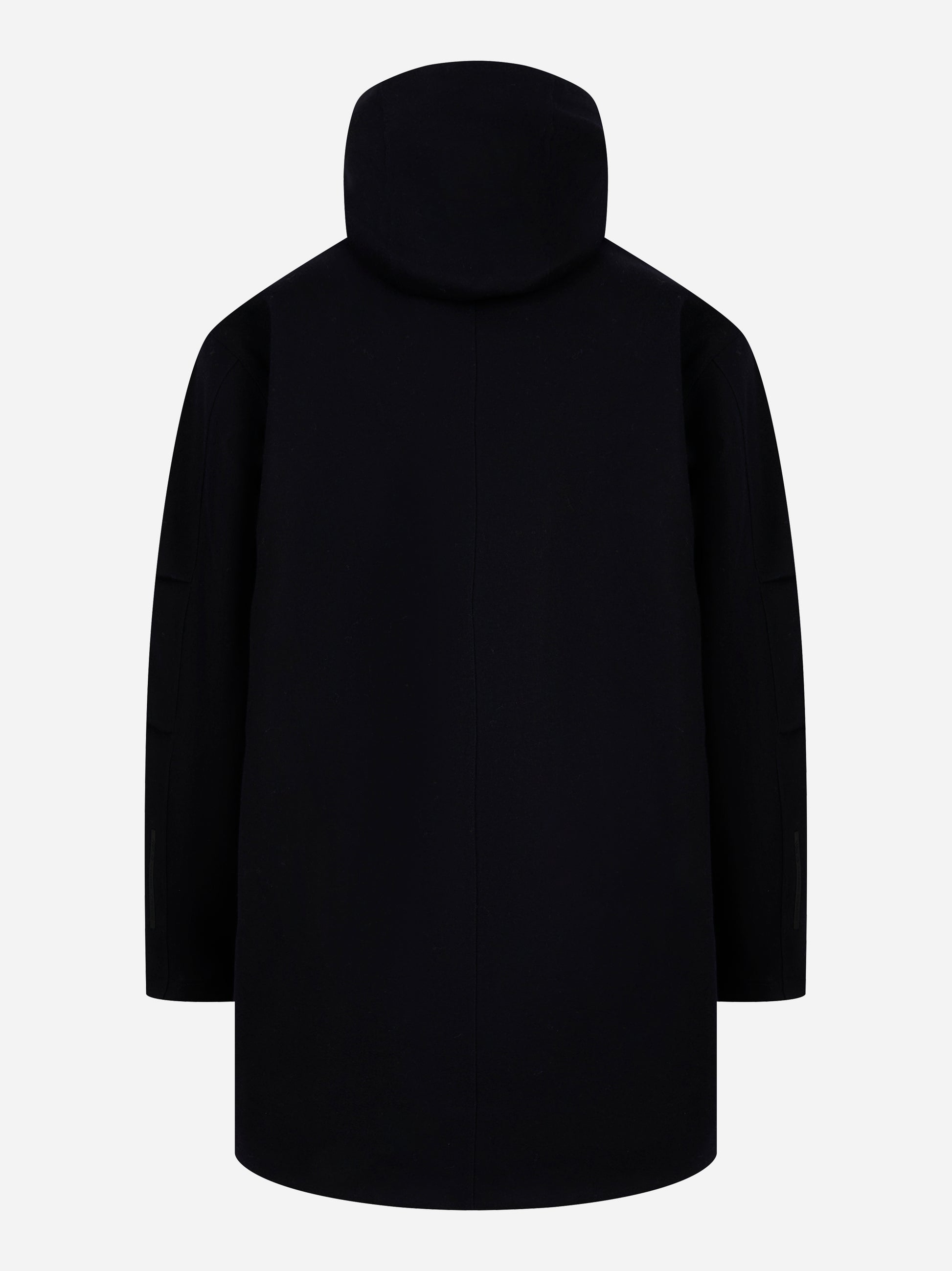 Parka sfoderato Himeg in lana e cashmere Blu