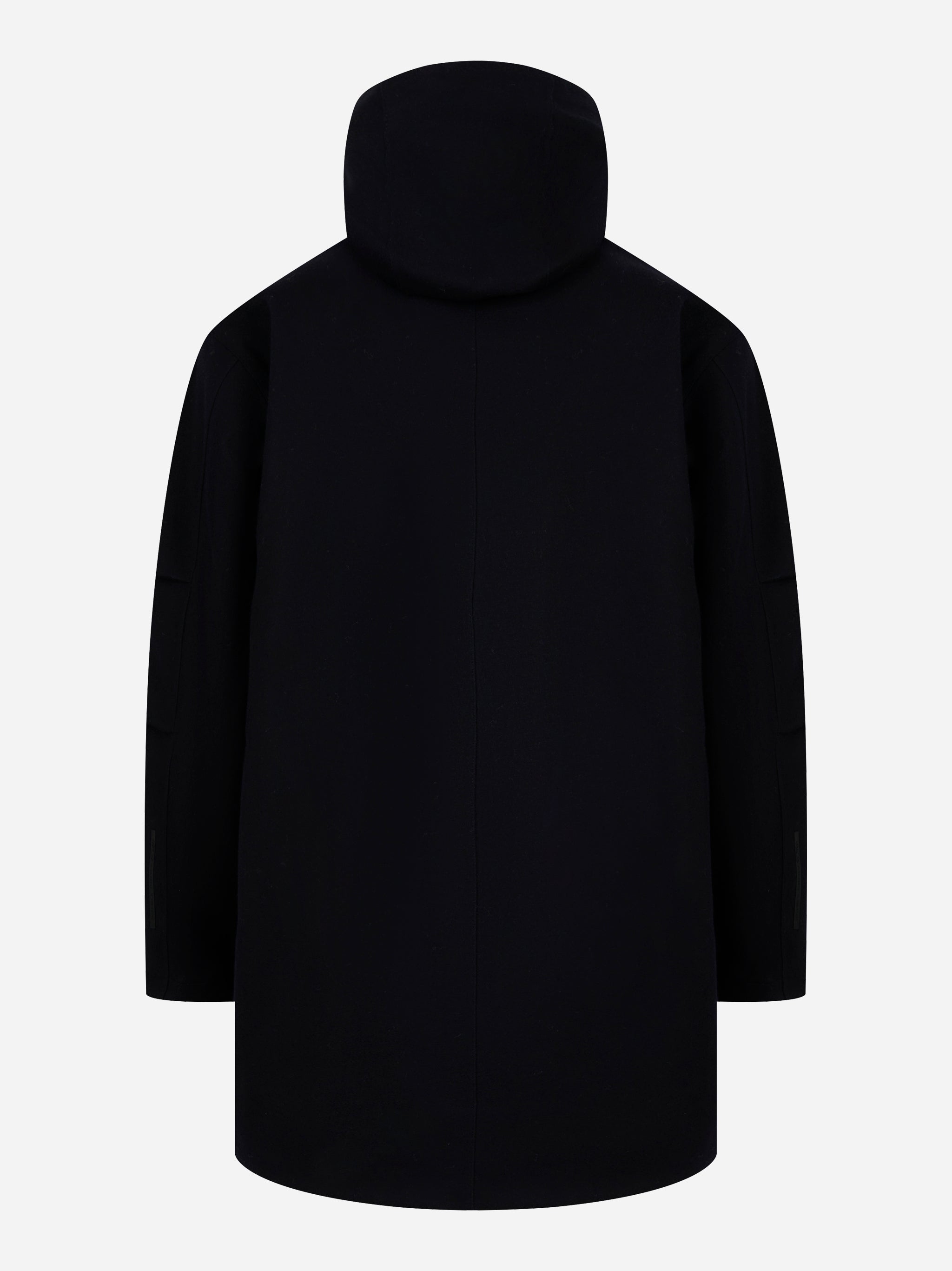 Parka sfoderato Himeg in lana e cashmere Blu