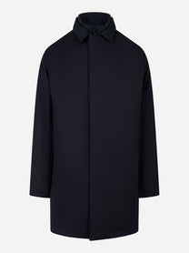 Cappotto Hokkaido in misto lana con interno in primeloft Blu