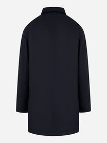 Cappotto Hokkaido in misto lana con interno in primeloft Blu