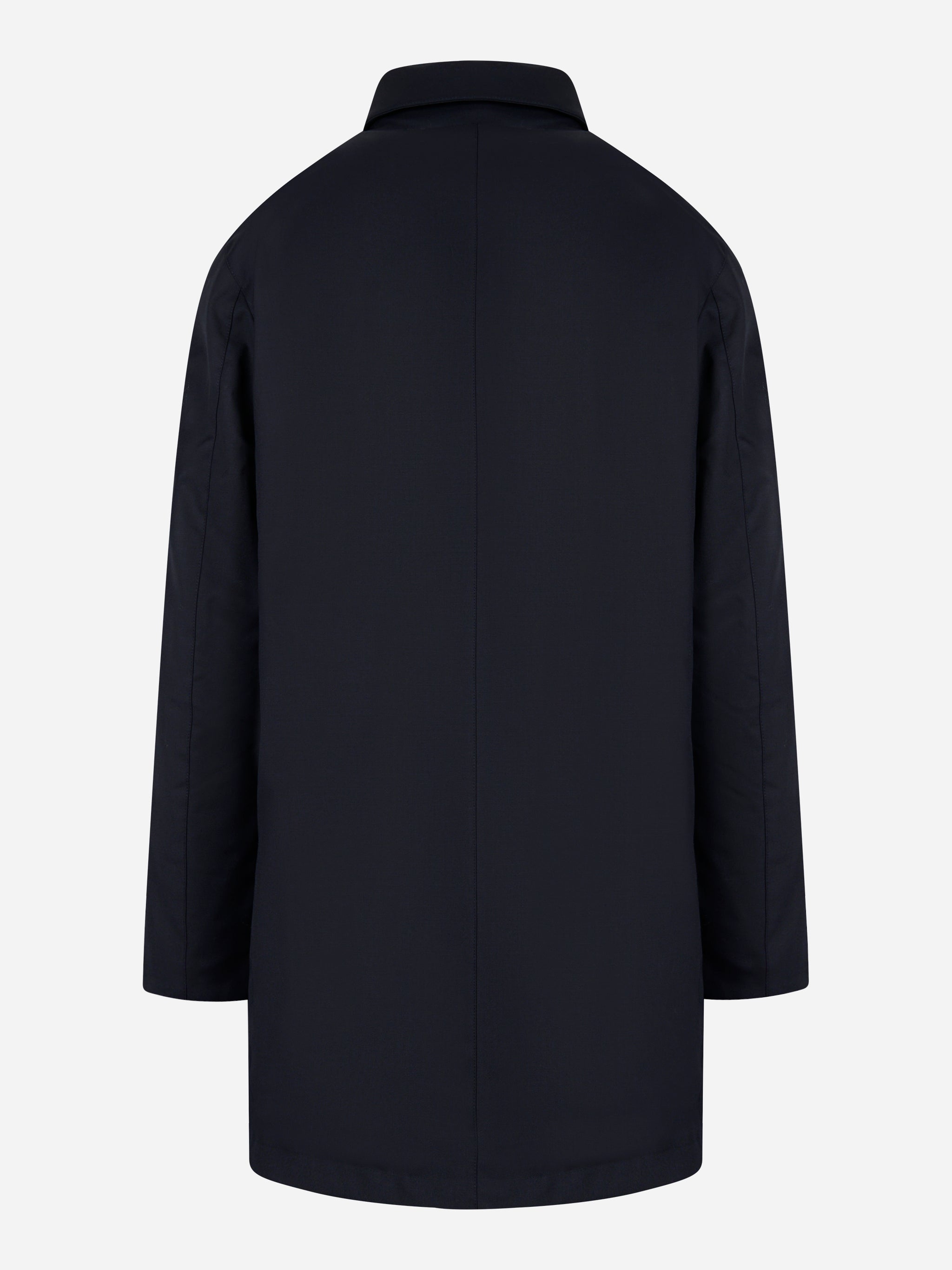 Cappotto Hokkaido in misto lana con interno in primeloft Blu