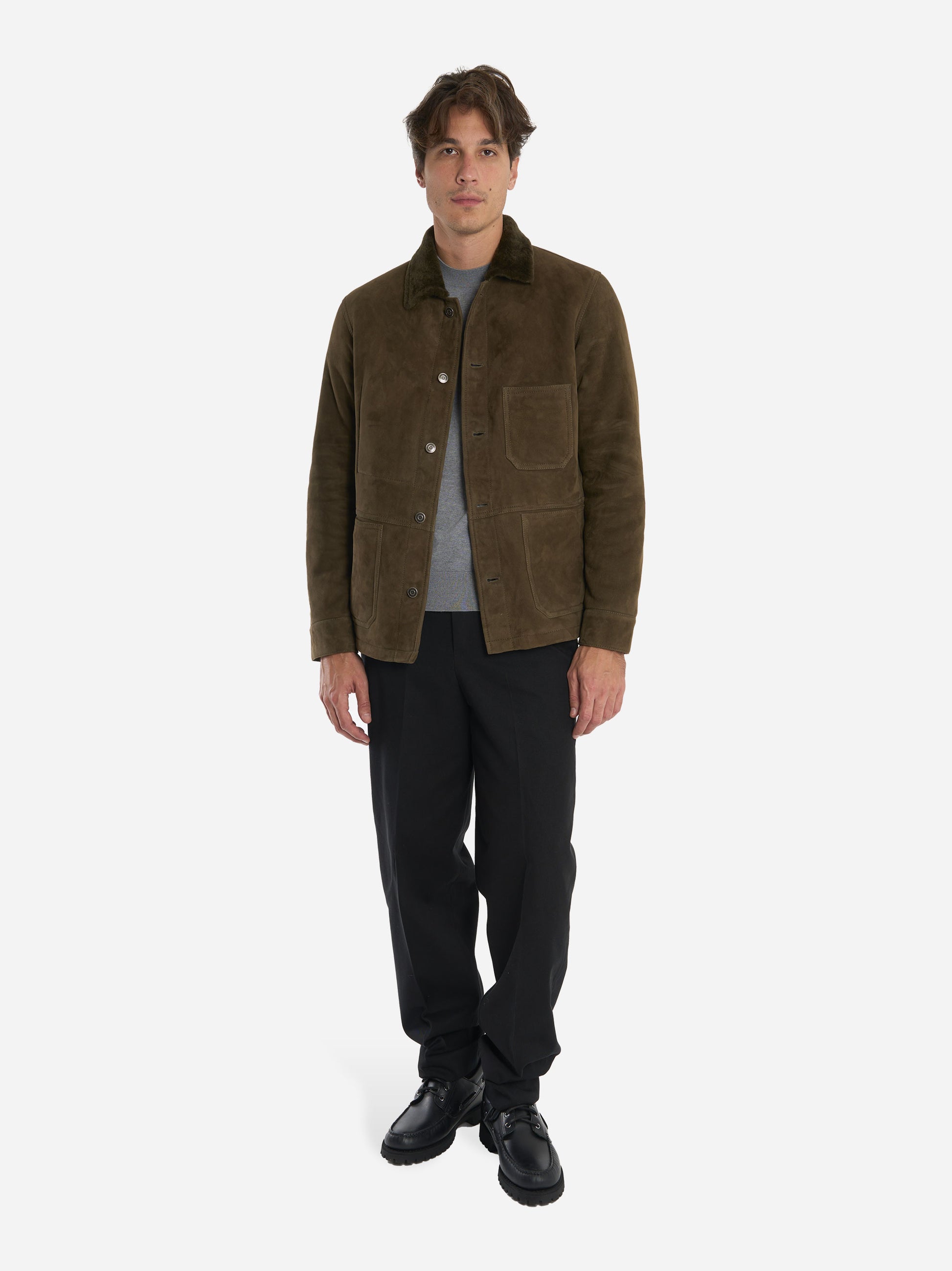 Pantalone loose fit Wide in cotone nero