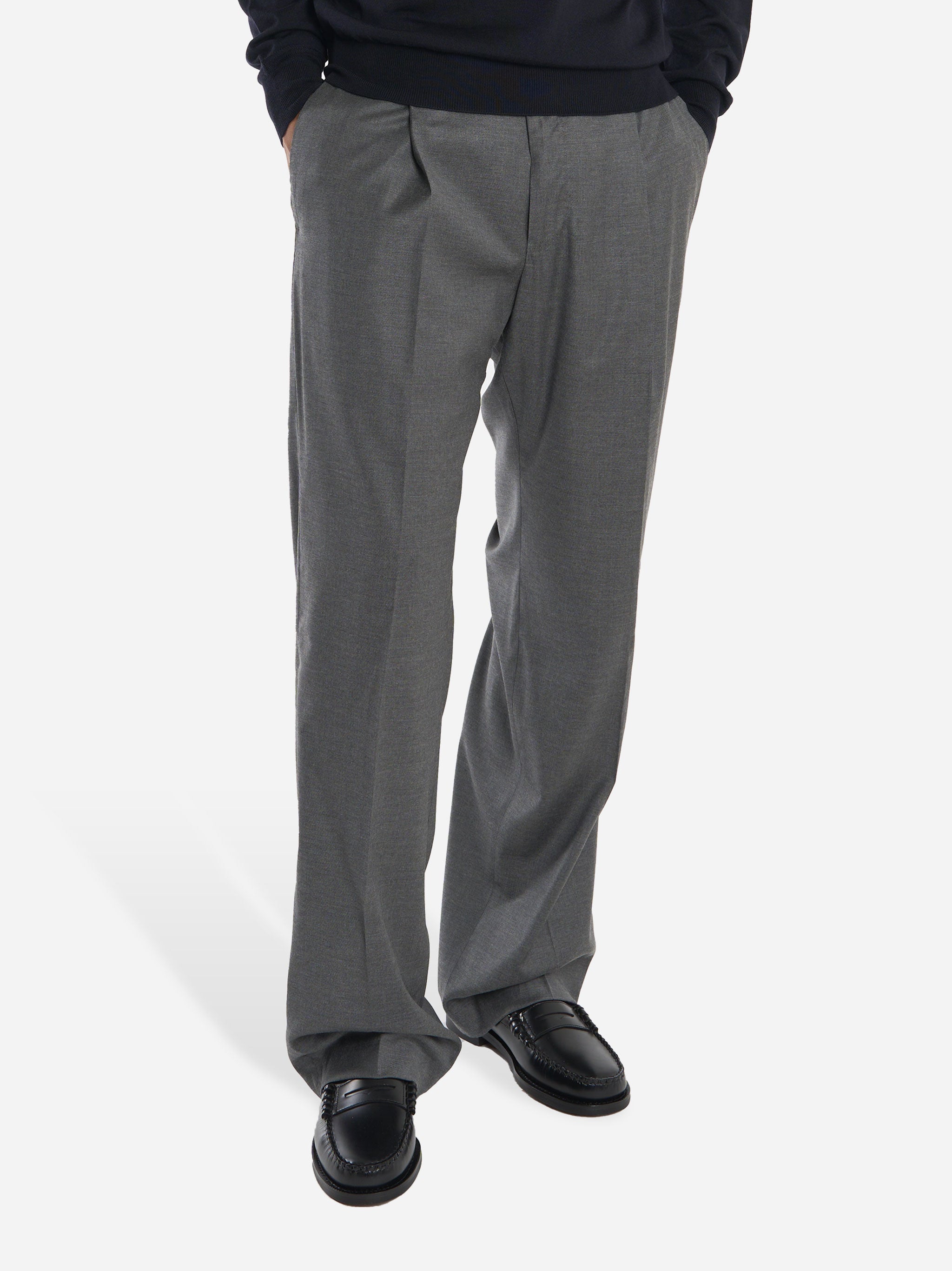 Pantalone loose fit Quindici Grigio