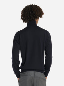 Dolcevita in lana finezza 16 Blu