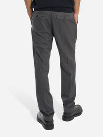 Pantalone Rebel carrot fit in lana stretch Grigio