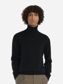 Dolcevita in lana merinos finezza 7 Nera