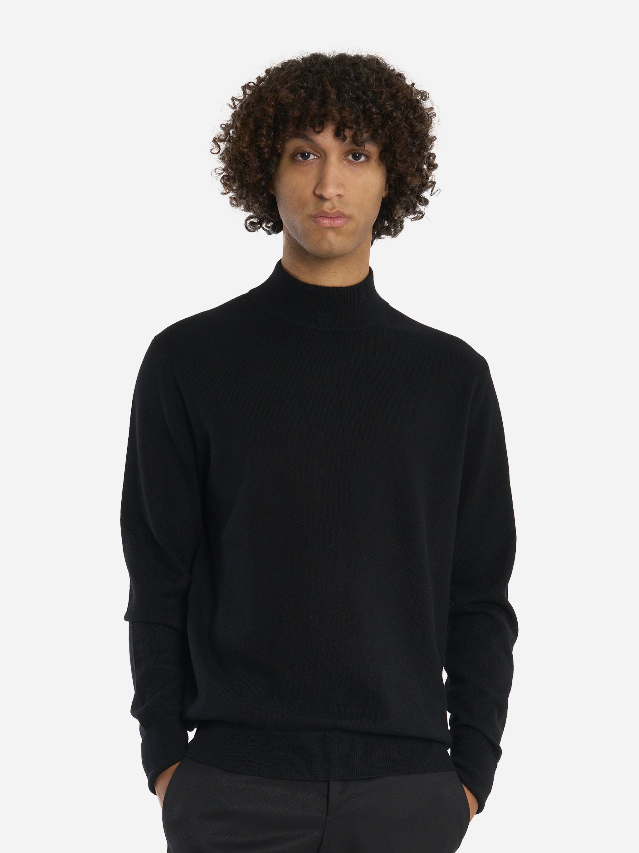Lupetto in cashmere Nero