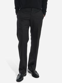 Pantalone Michael regular fit in tela di lana Nero