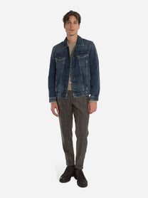 Maglia girocollo in cashmere beige