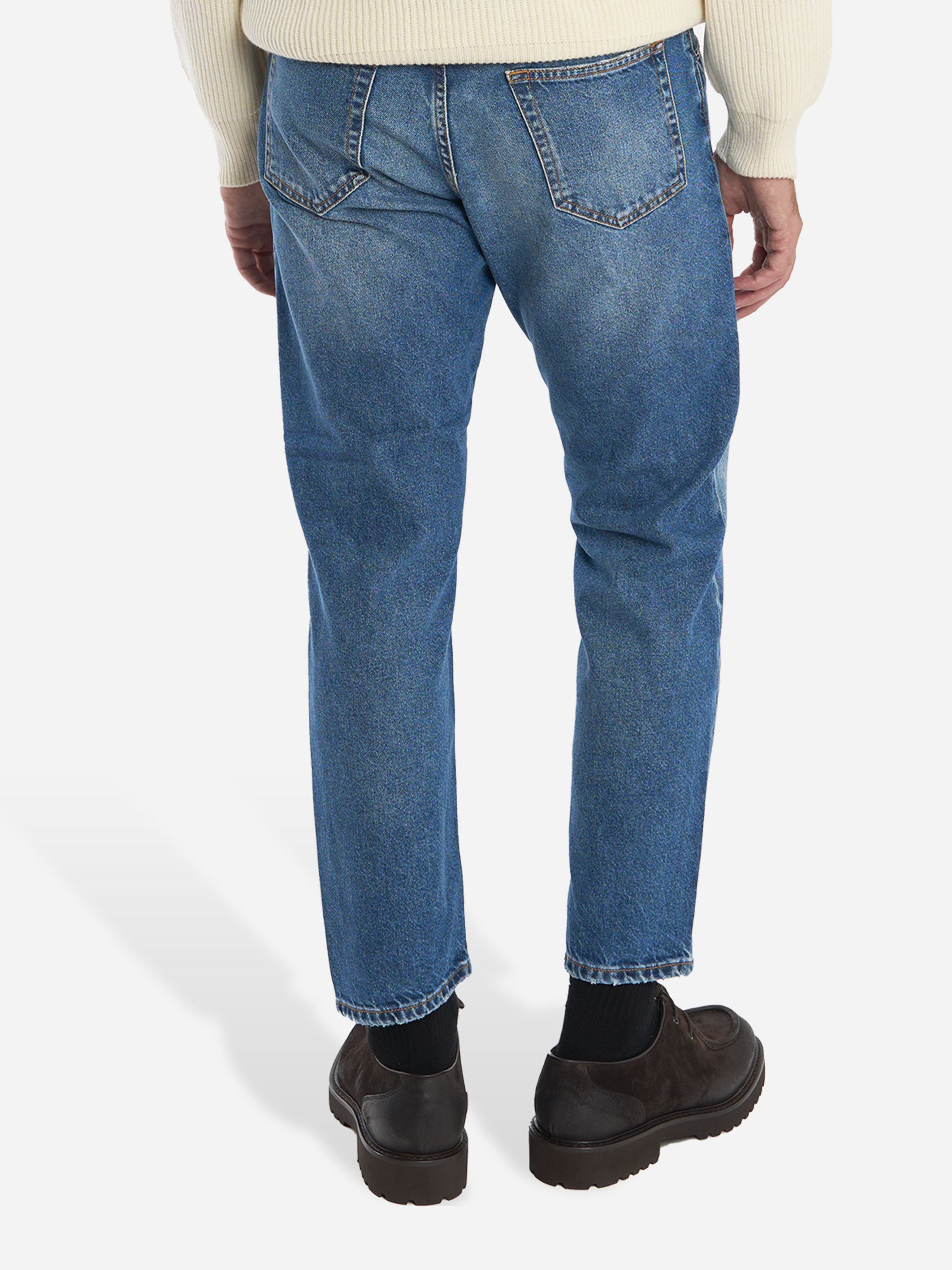 Jeans Carrot Fit Rebel con effetti used