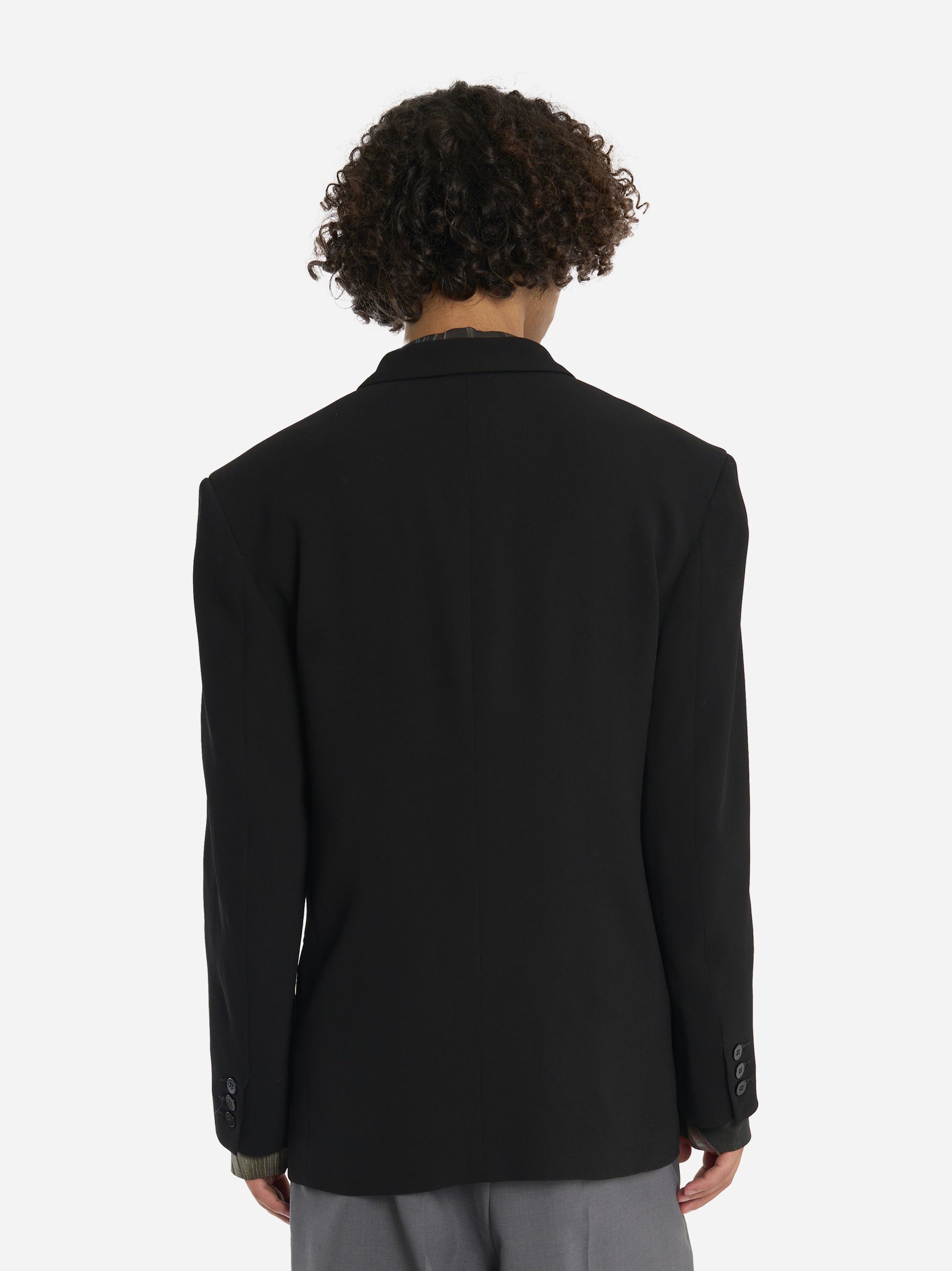 Blazer doppiopetto nero Smoking