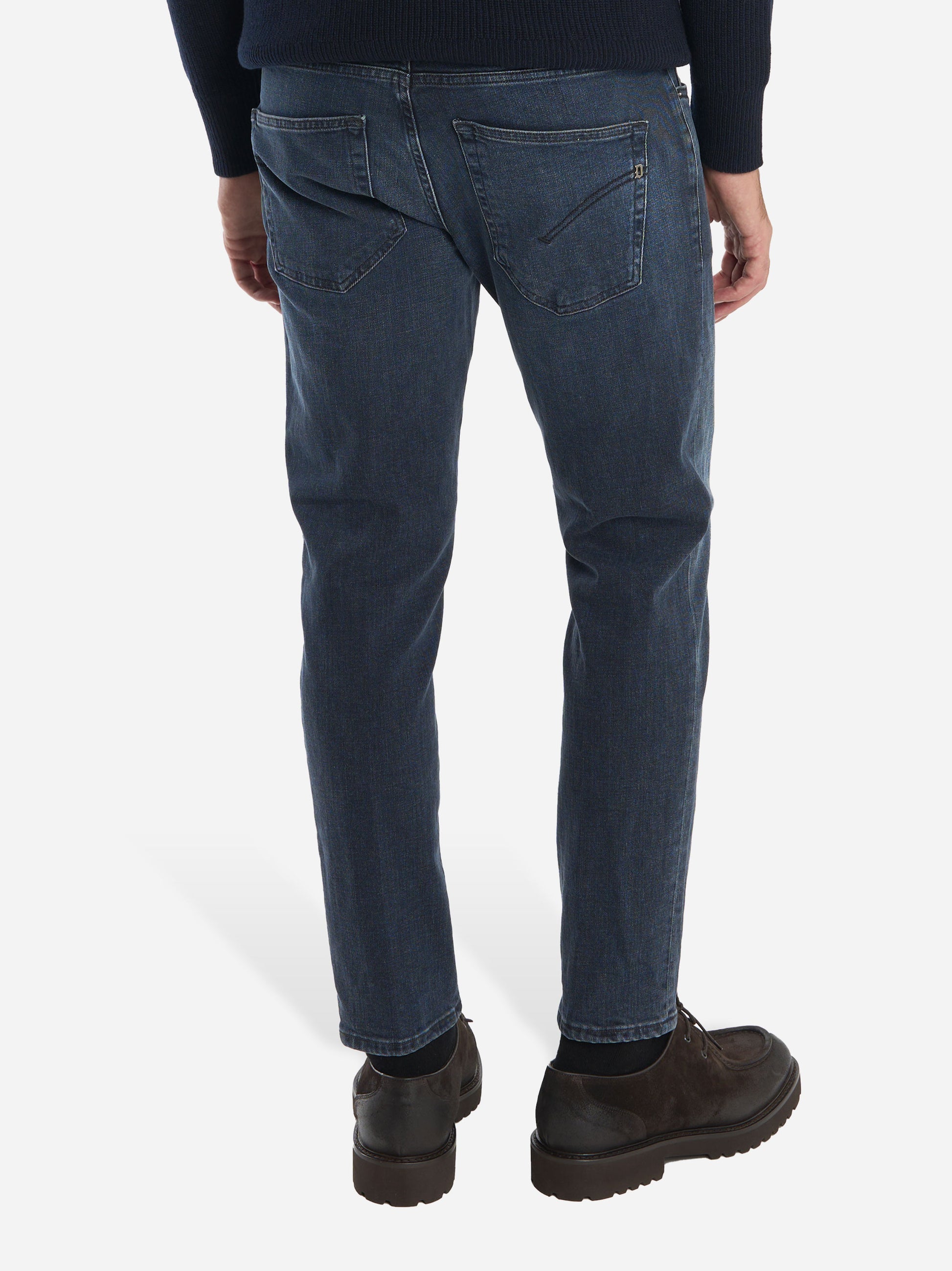 Jeans carrot fit Brighton in denim stretch blu black