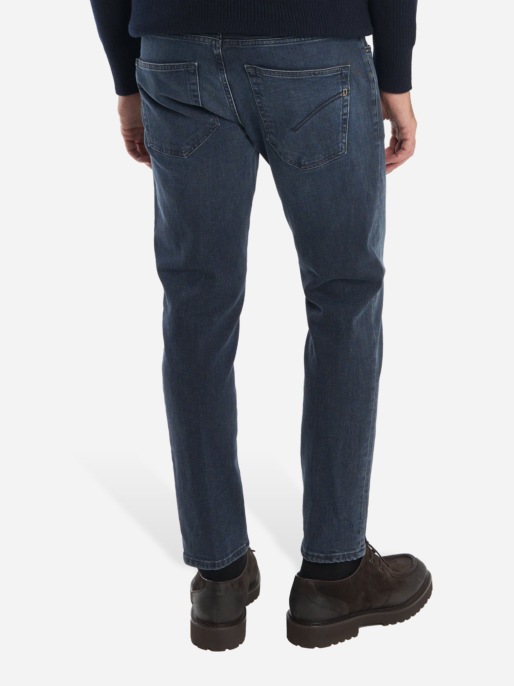 Jeans carrot fit Brighton in denim stretch blu black