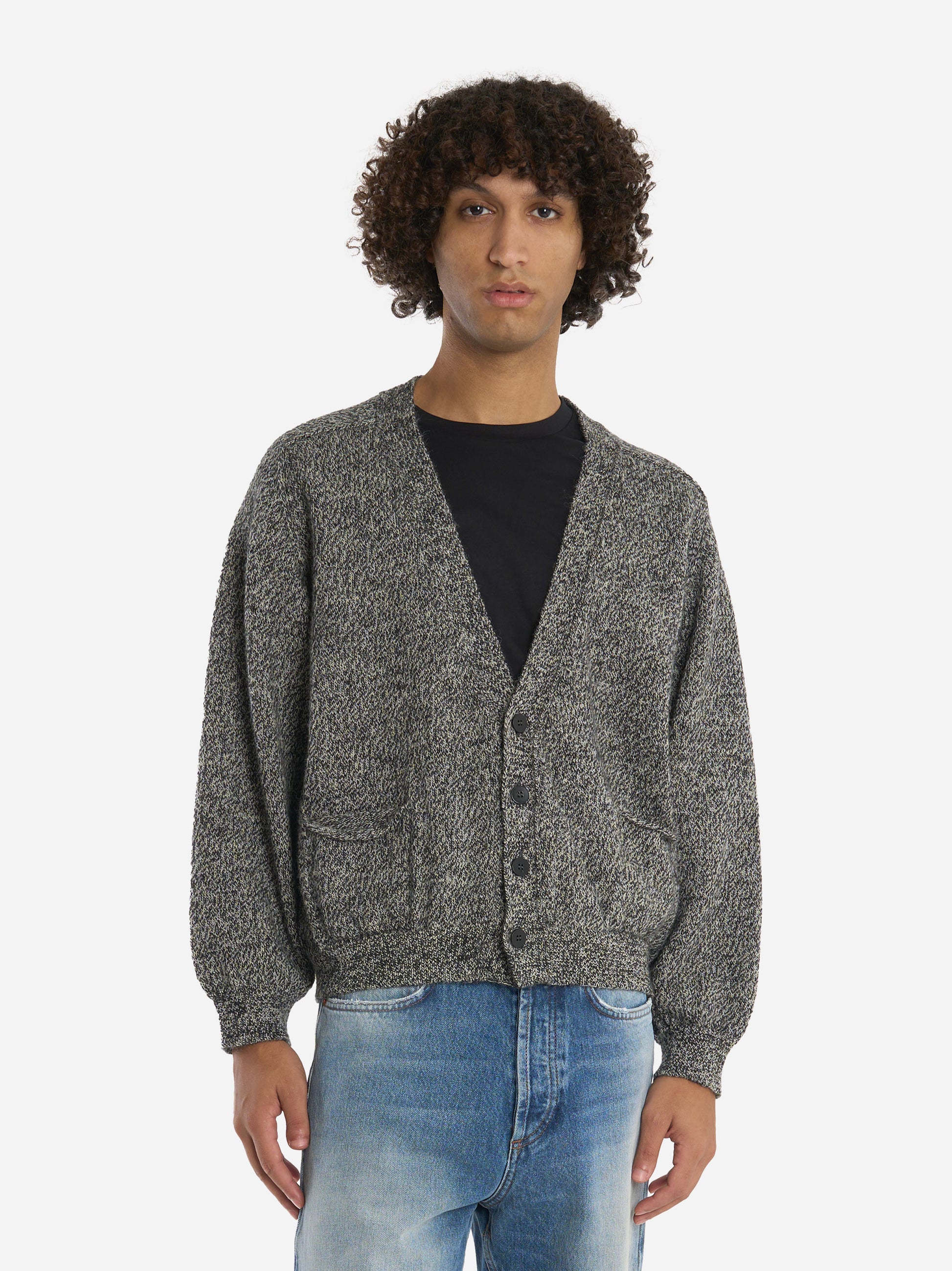 Cardigan in lana Grandpa Baby Grigio