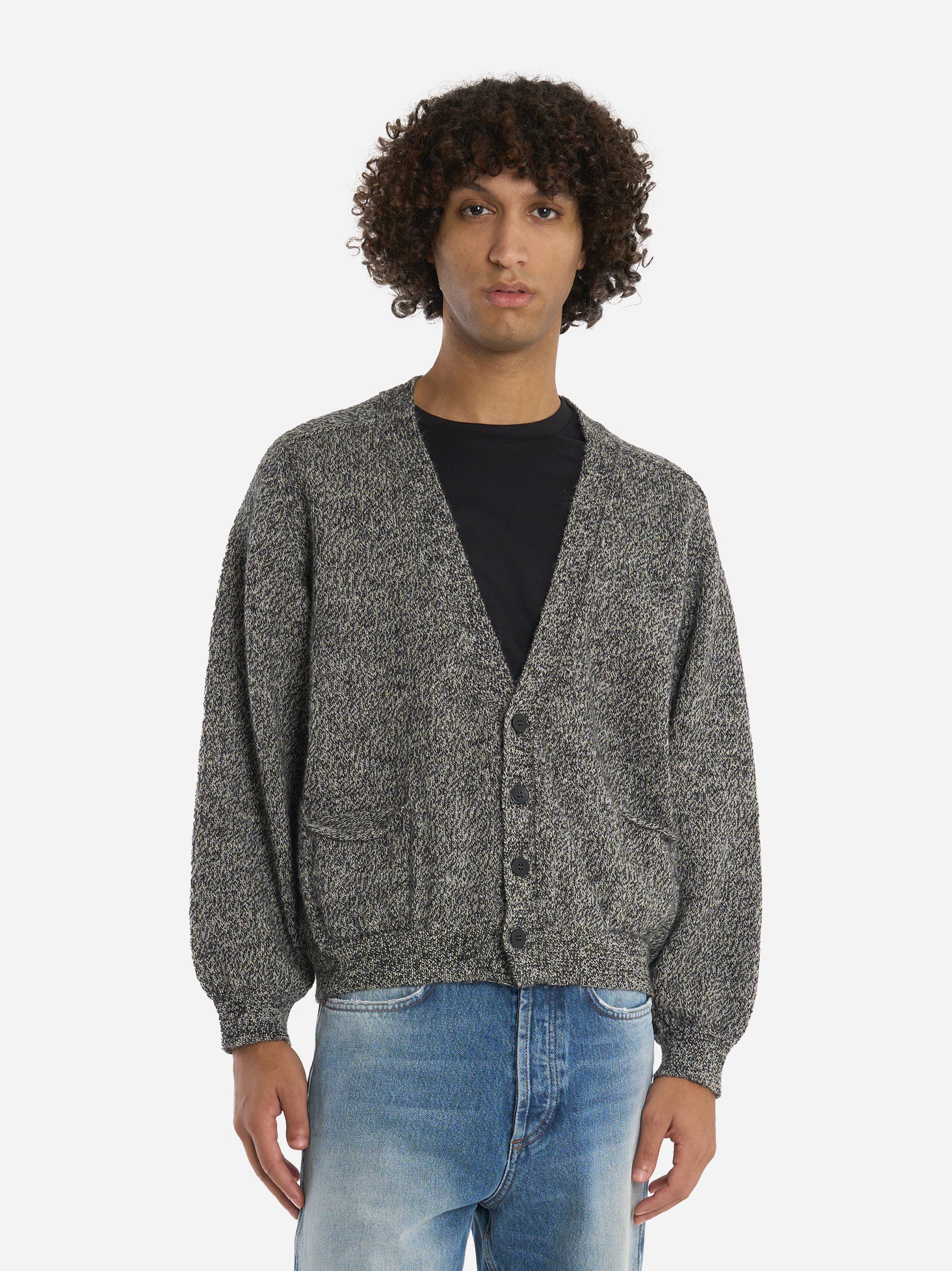 Cardigan in lana Grandpa Baby Grigio