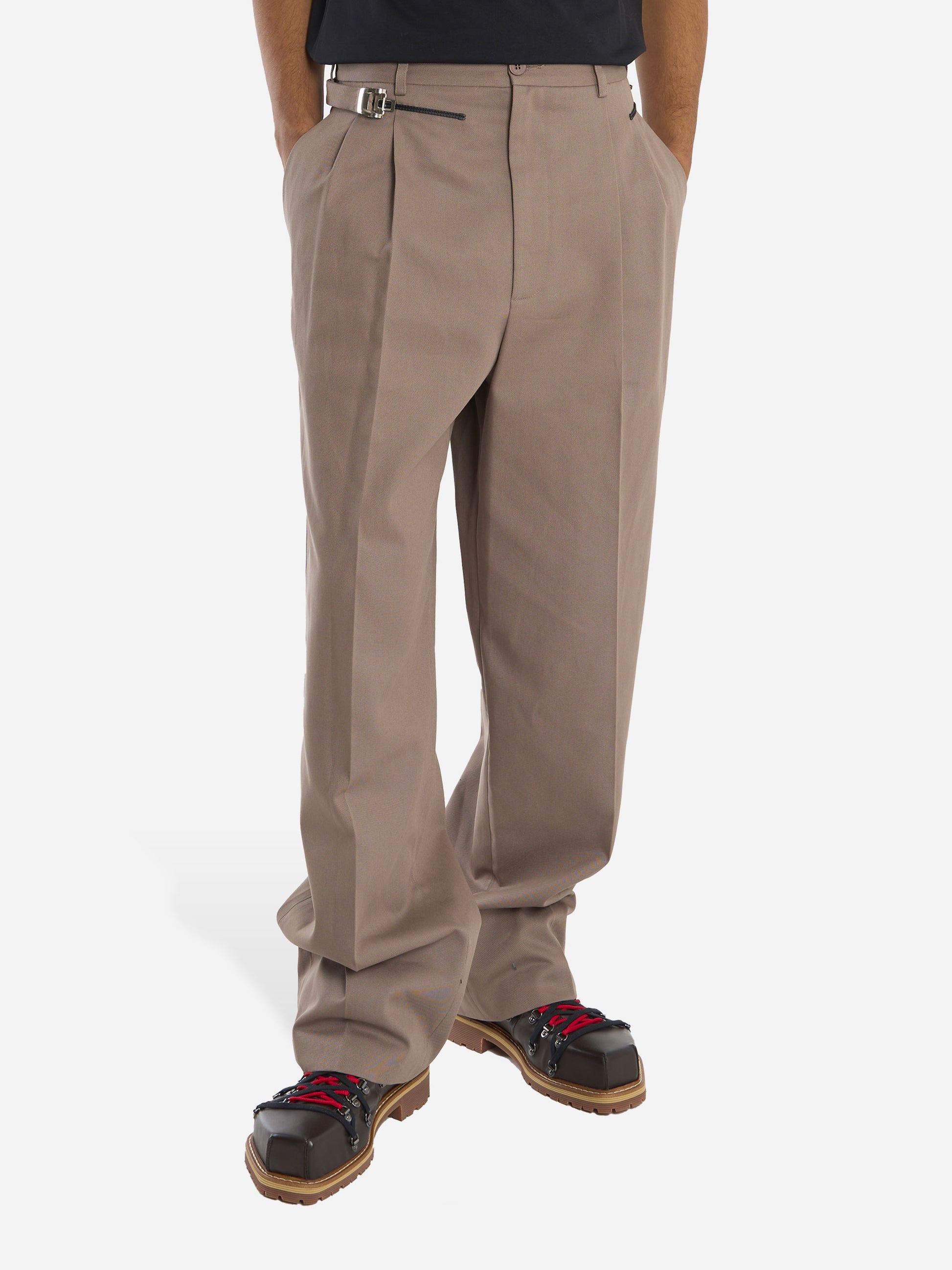 Pantalone Regolatore con doppia pince Beige