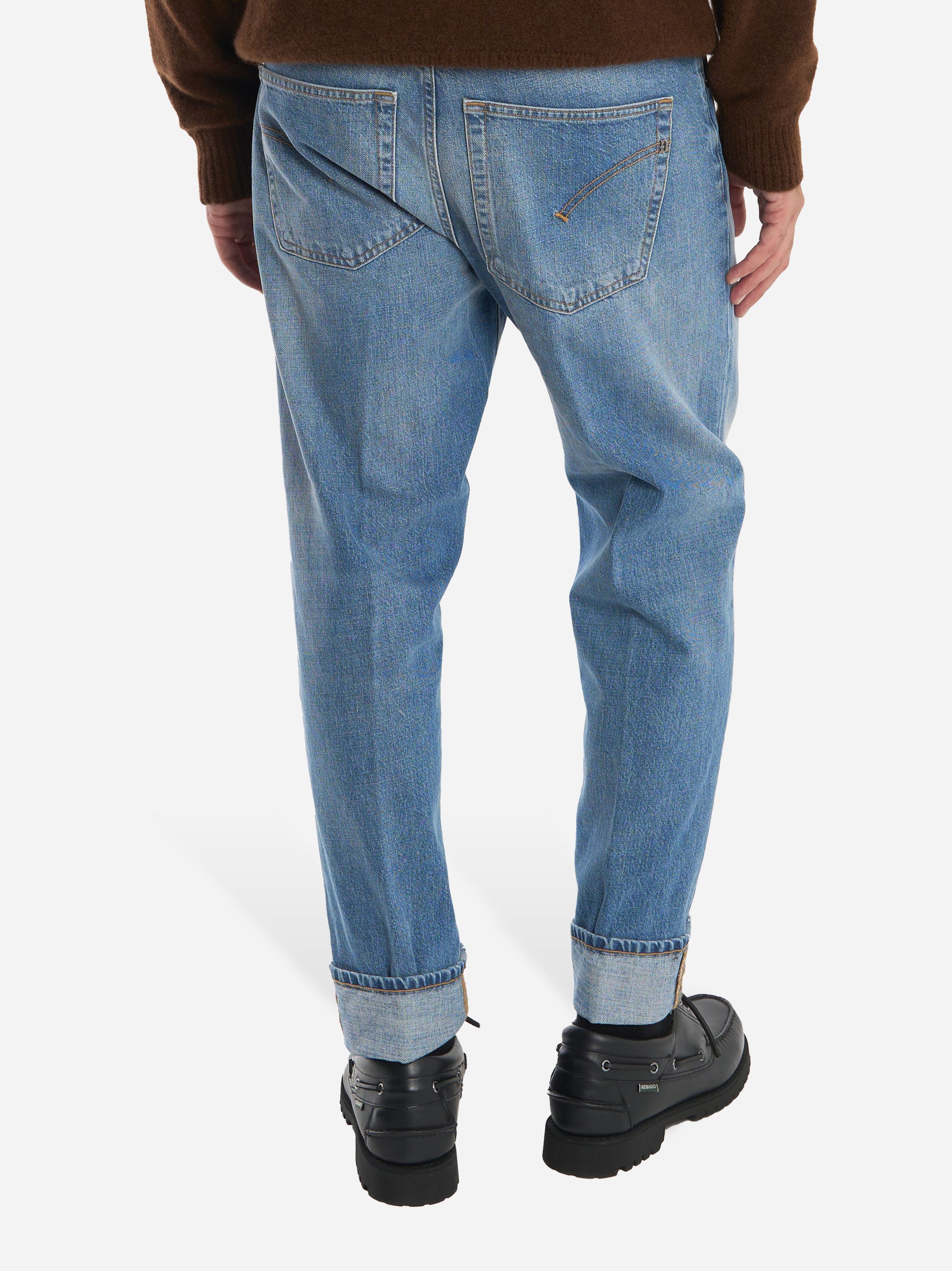 Jeans Paco loose in denim fisso Blu