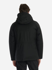 Piumino tecnico con cappuccio Nero