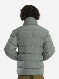 Piumino in chrome grigio