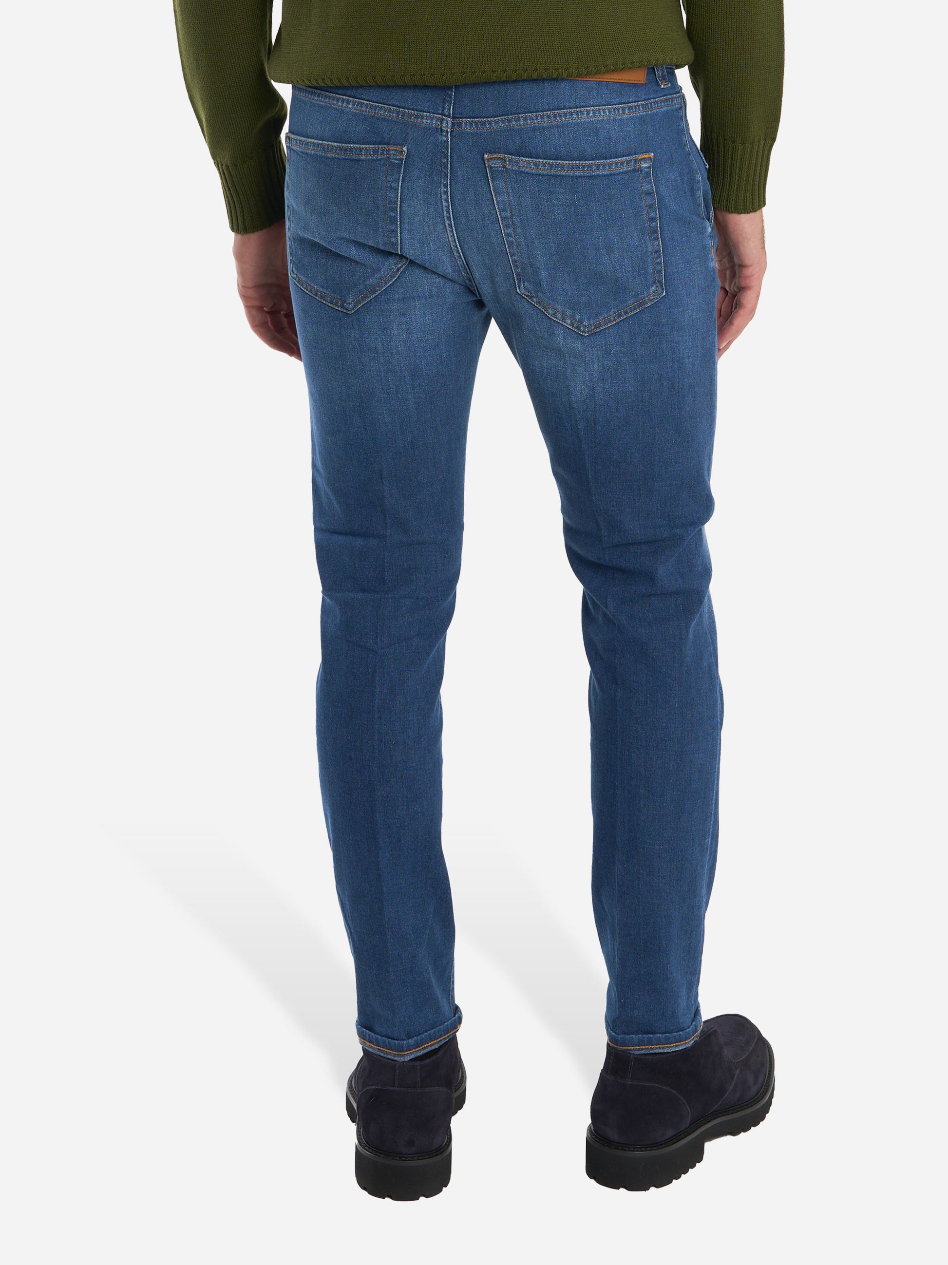 Jeans Indie slim fit in denim stretch Blu