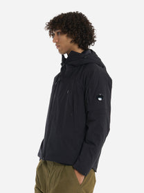 Giacca con cappuccio in Pro-Tek Nera